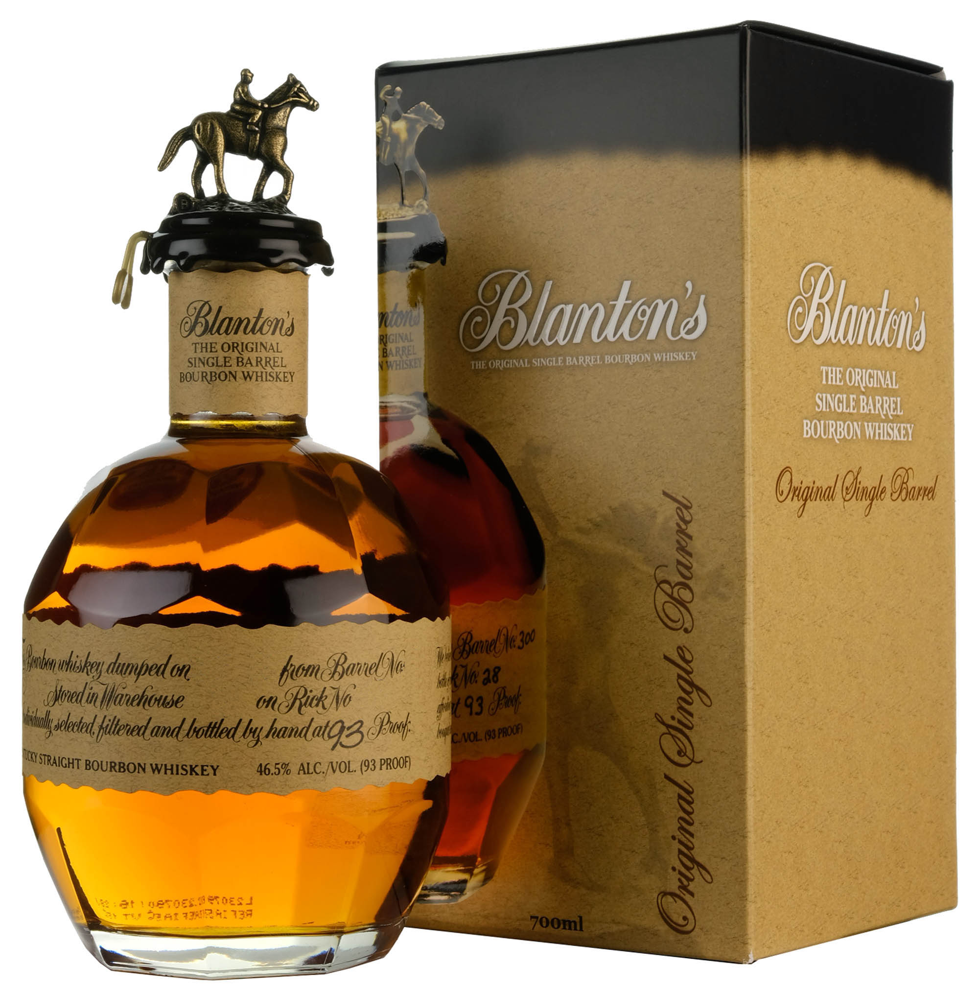 Whisky Blanton's Original single barrel bourbon - 46.5% - Blanton  Distilling Company