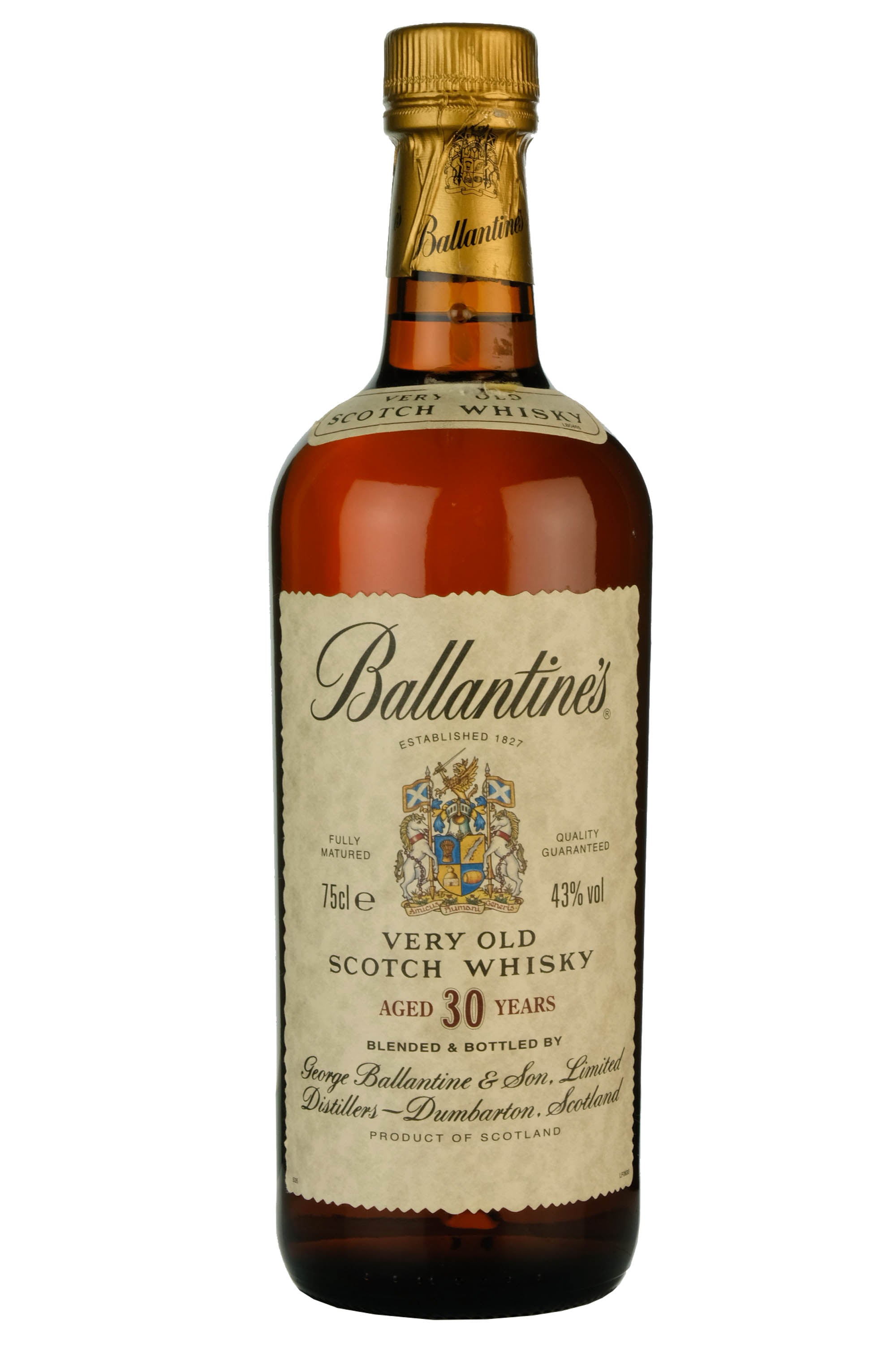 Ballantine's 30 Year Old Scotch Whisky 1980s
