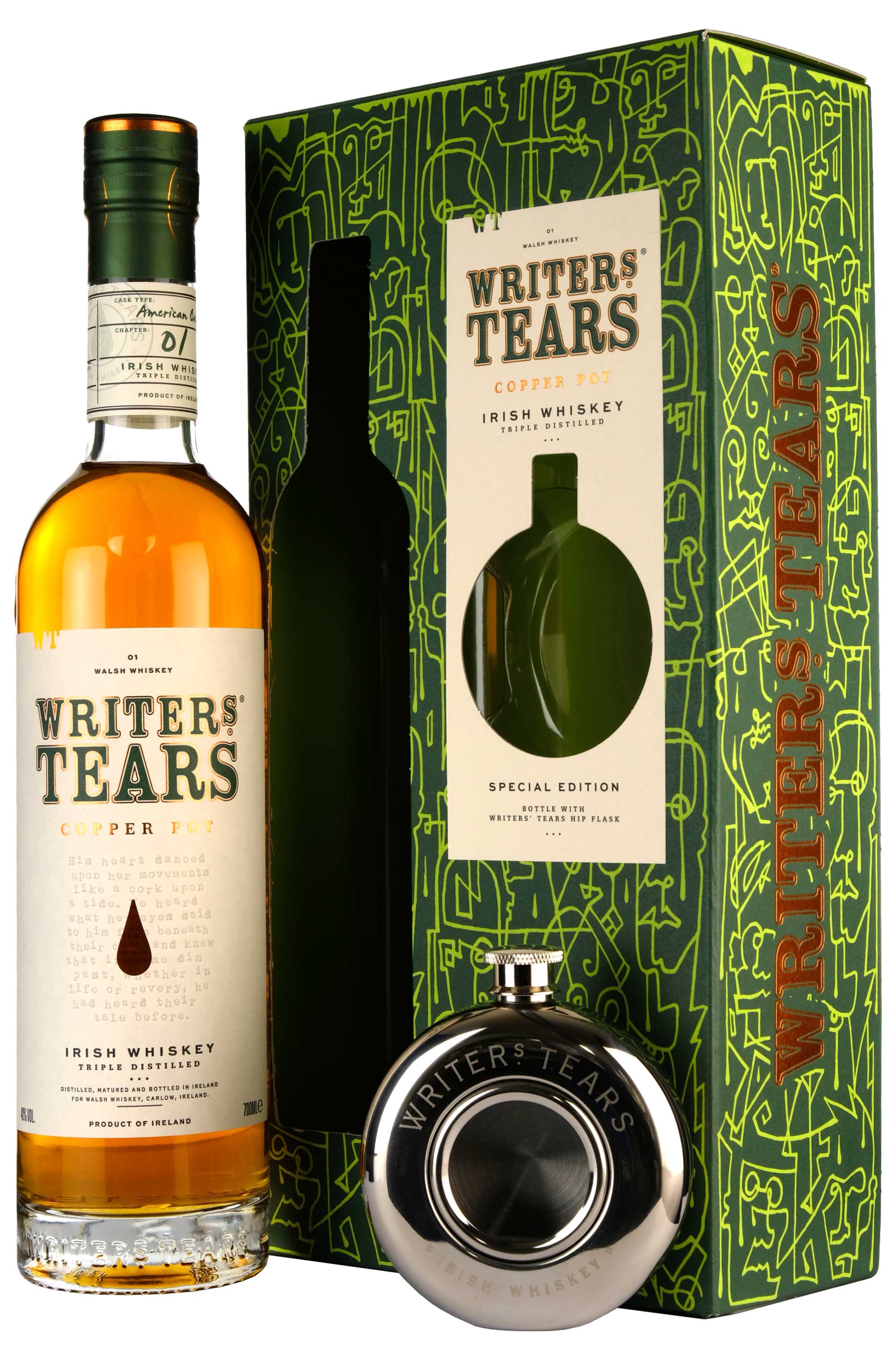 Gift　Pack　Whisky-Online　Shop　Writers'　Irish　Tears　Whiskey