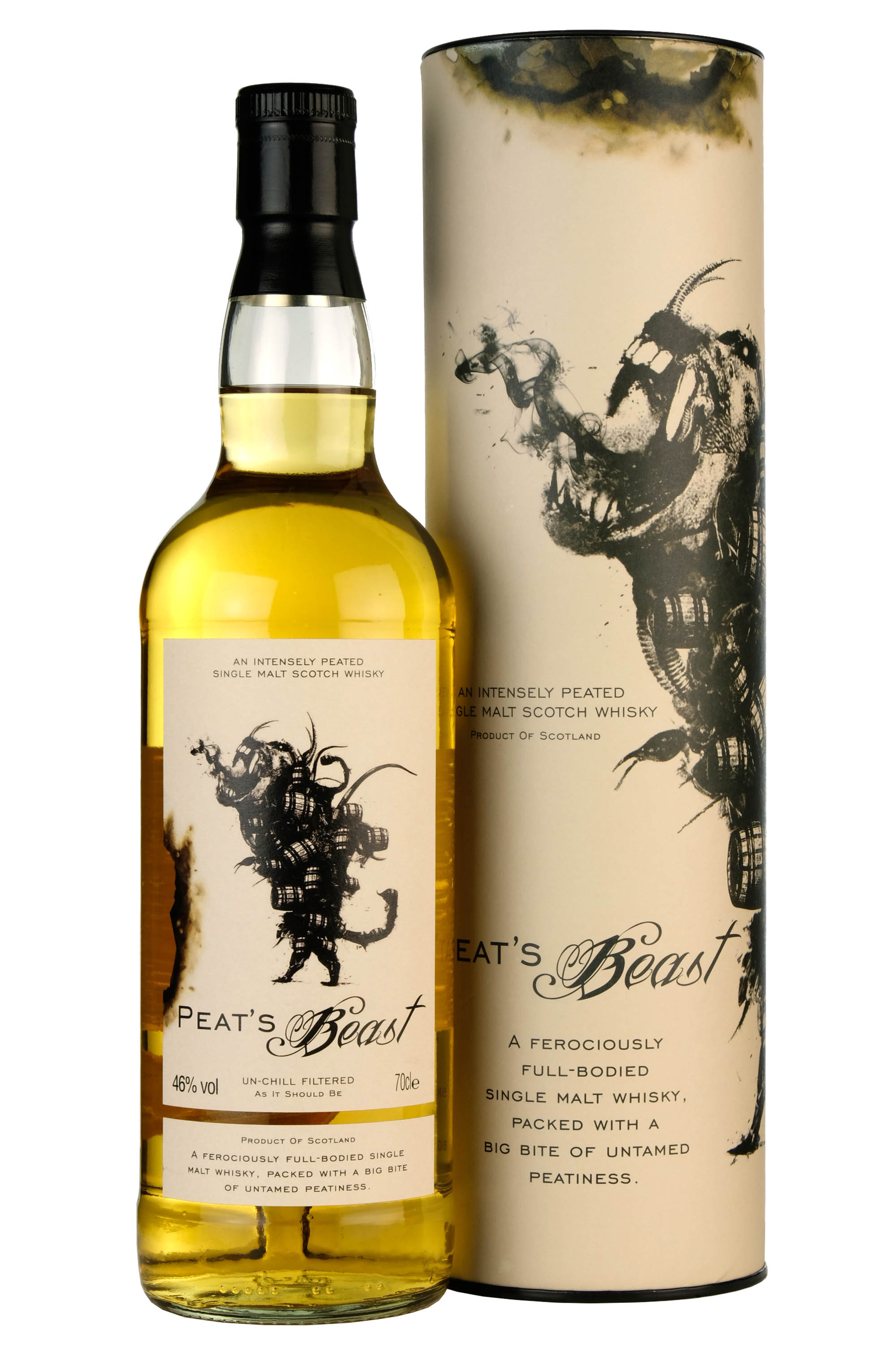 PEAT'S BEAST - Whisky Single Malt Tourbé - 46% Alcool - Origine