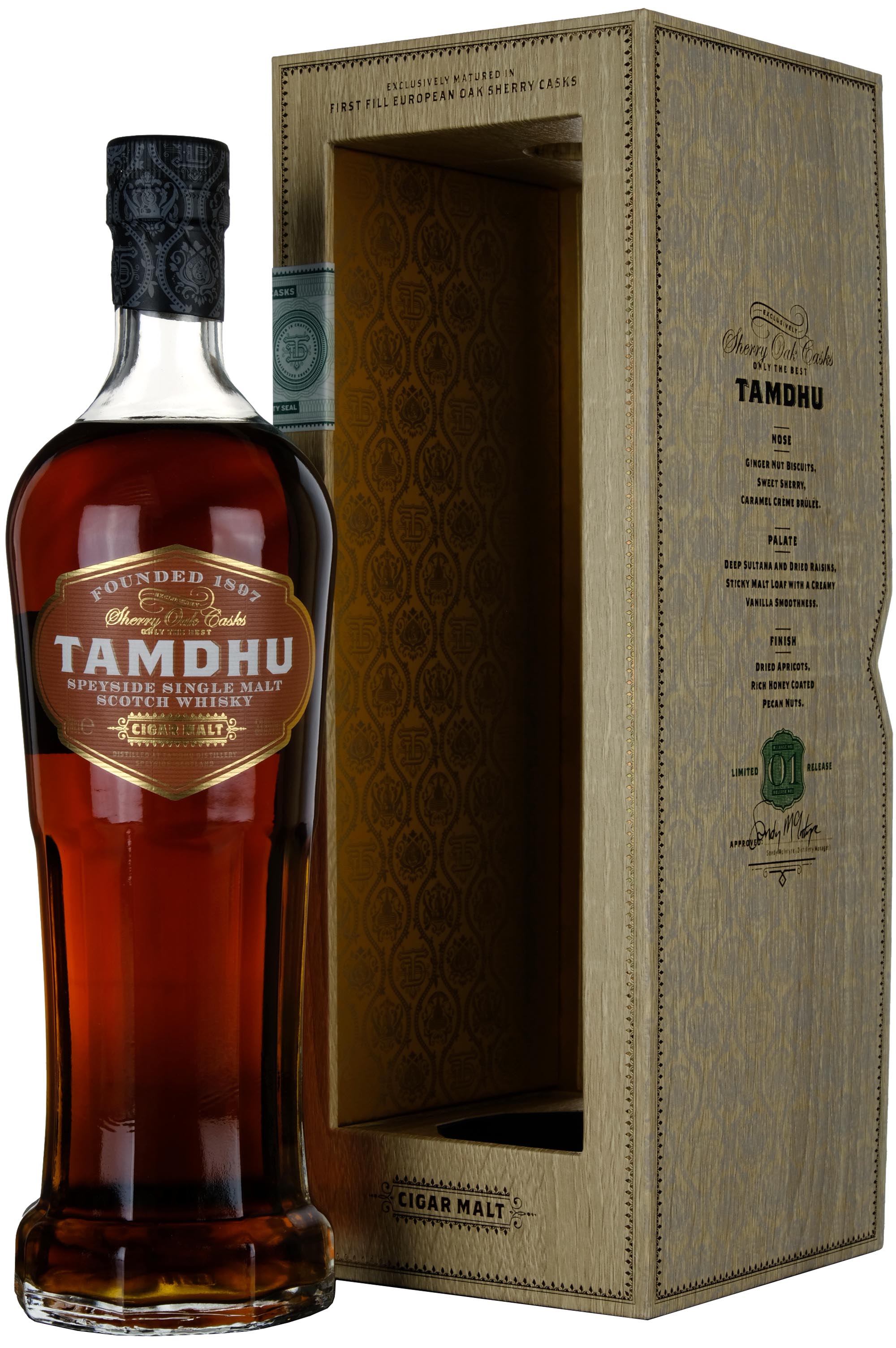 Tamdhu Cigar Malt Release No.1 Bottled 2021