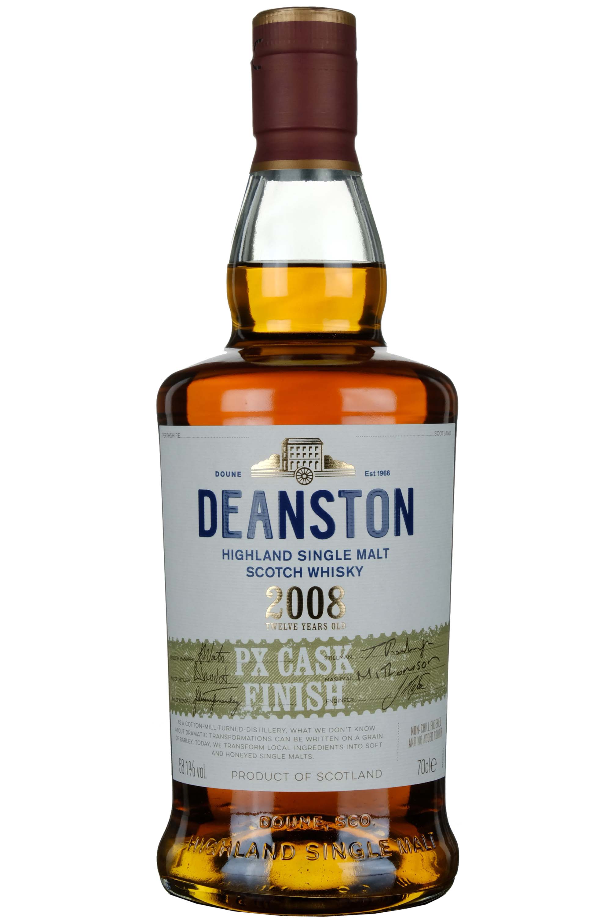 Deanston 2008 | 12 Year Old PX Cask Finish Distillery Exclusive