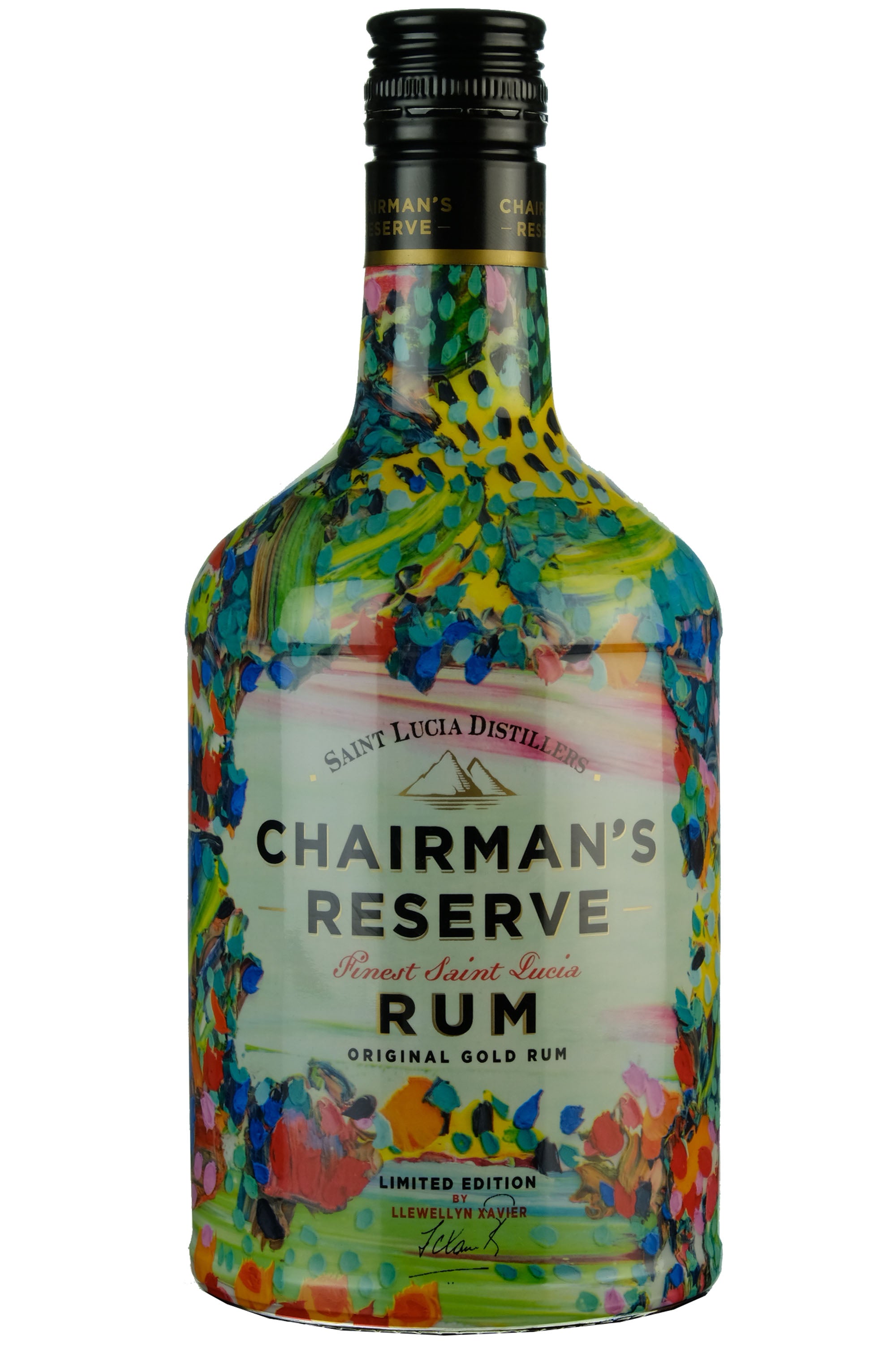 St Lucia Distillers Chairman's Reserve Original Gold Rum Llewellyn Xavier Limited Edition