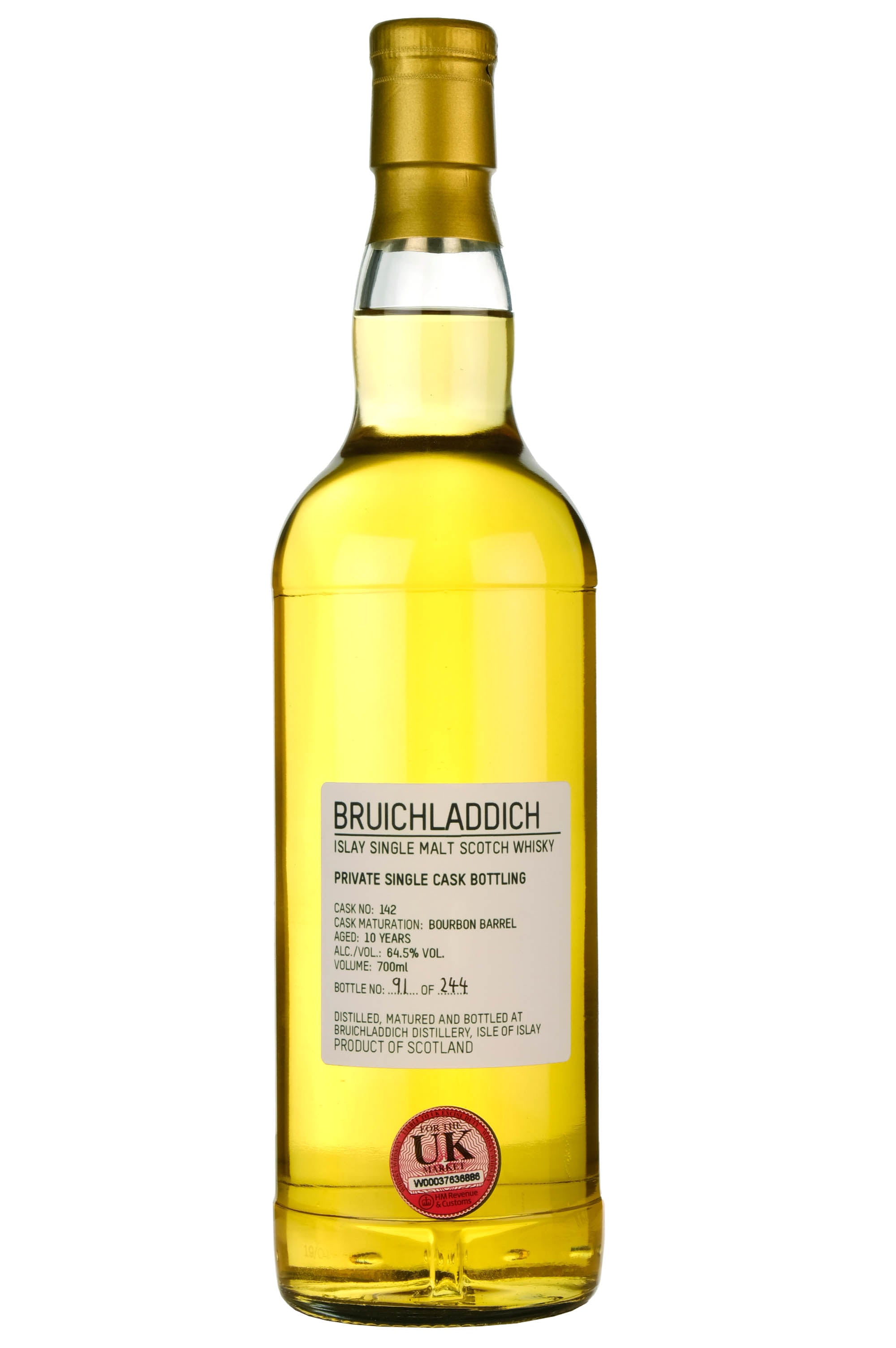 Bruichladdich 10 Year Old Private Single Cask 142