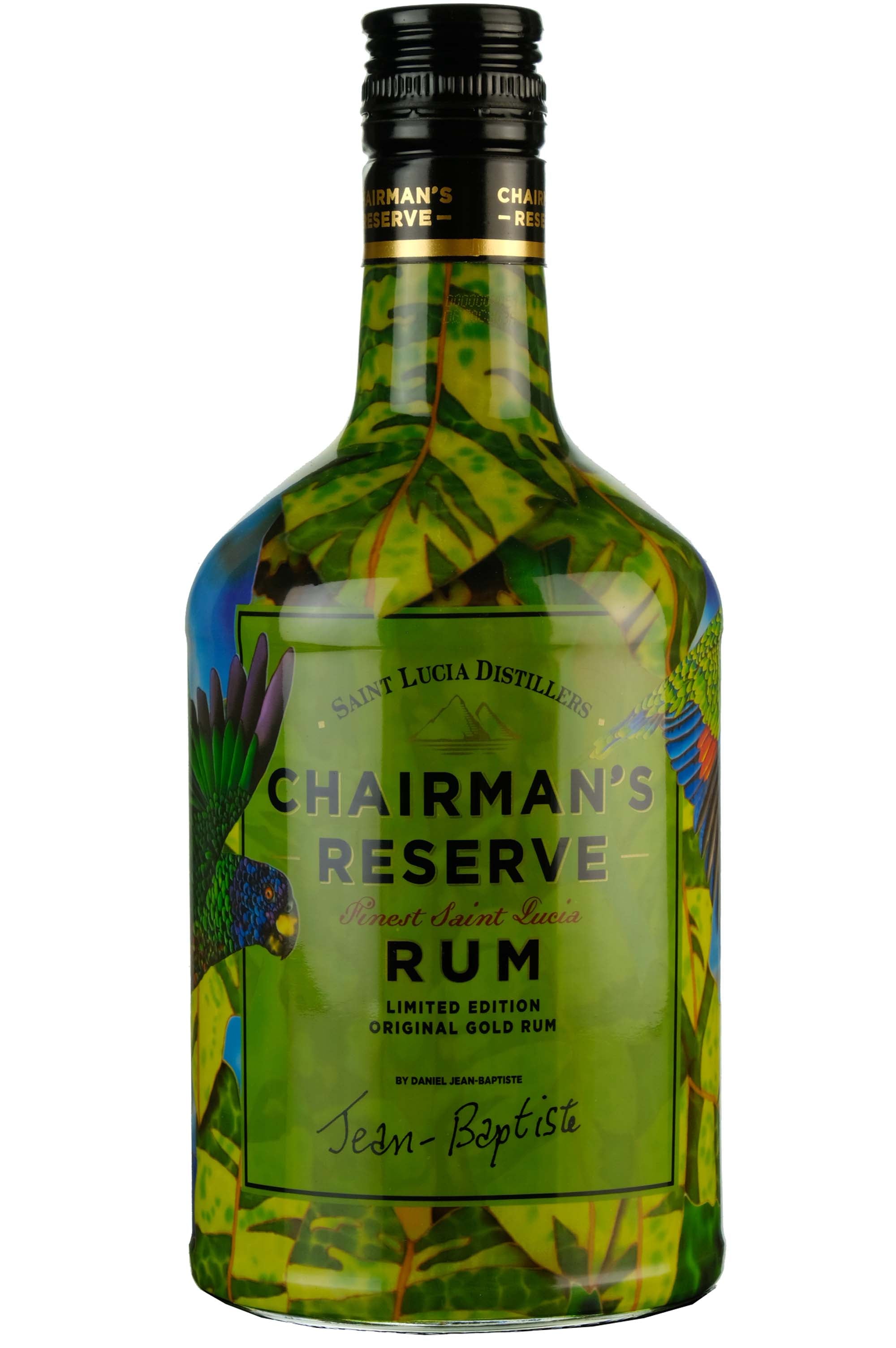 St Lucia Distillers Chairman's Reserve Original Gold Rum Jean Baptiste Limited Edition