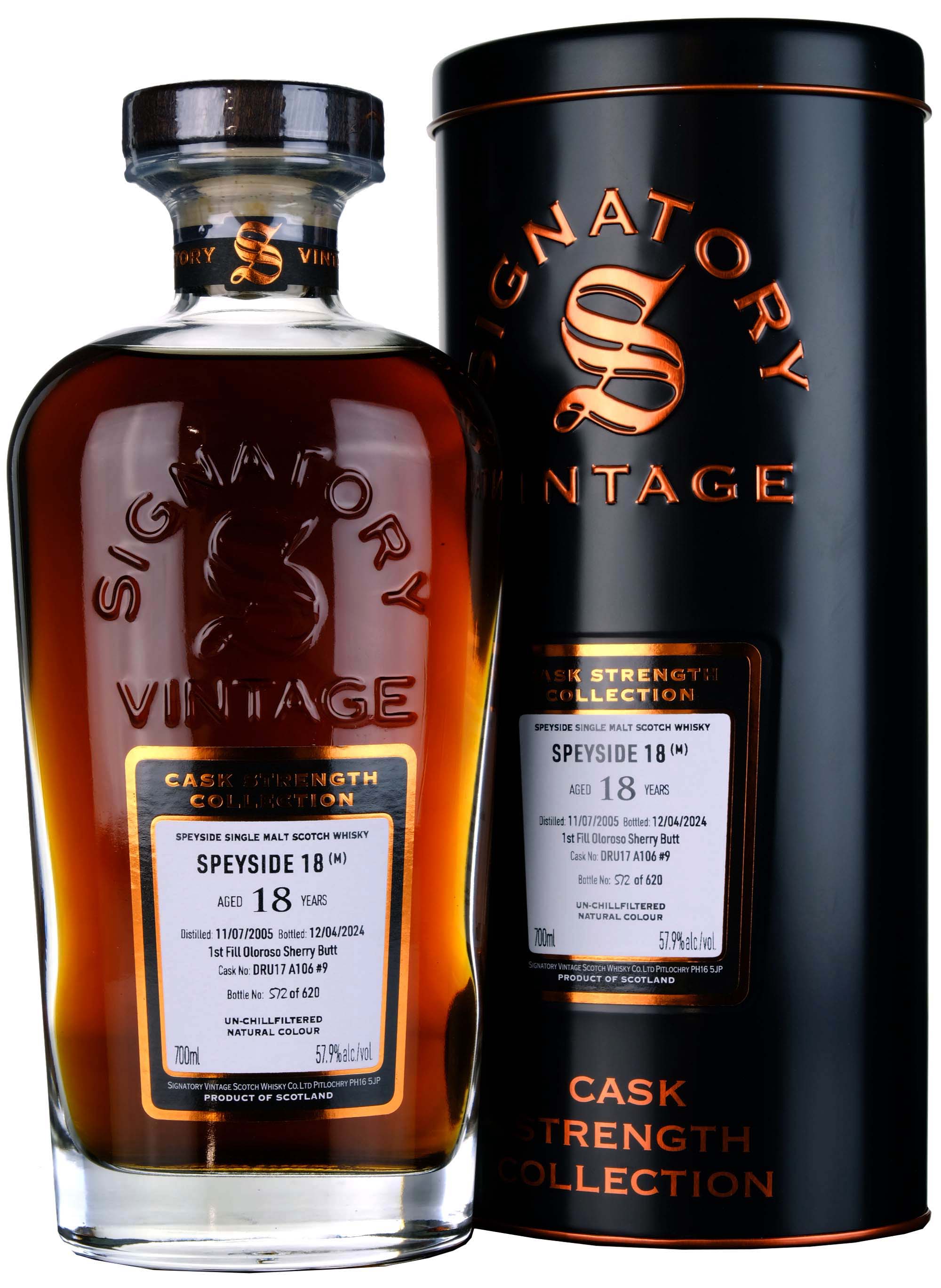 Speyside (M) 2005-2024 | 18 Year Old Signatory Vintage Cask Strength Collection Single Cask 9