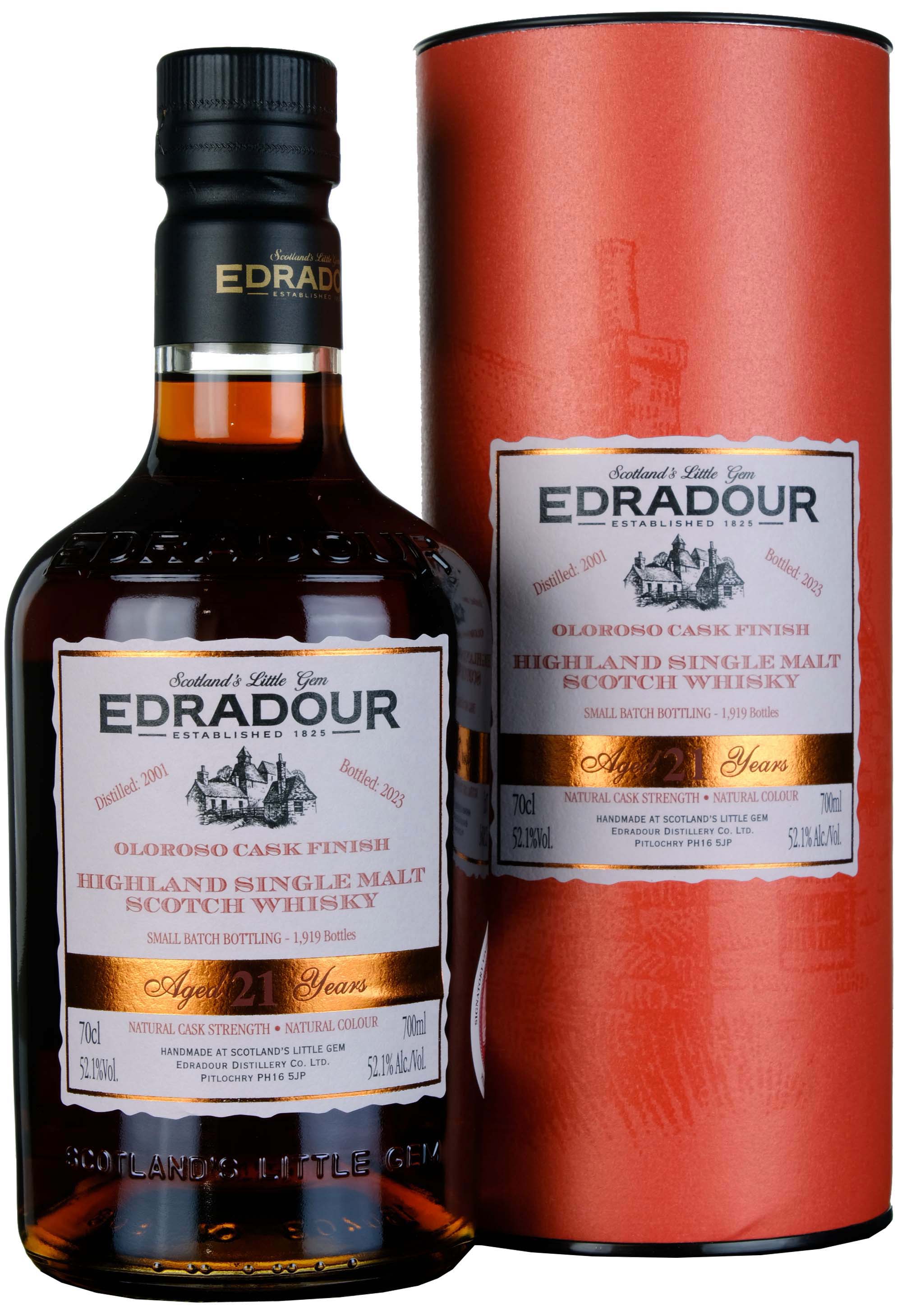 Edradour 2001-2023 | 21 Year Old Cask Strength Small Batch