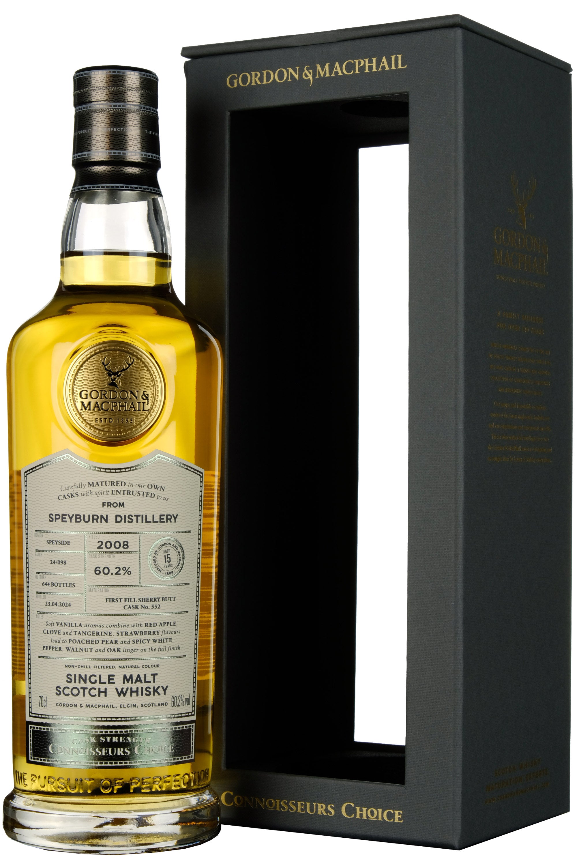 Speyburn 2008-2024 | 15 Year Old Gordon & MacPhail Connoisseurs Choice Single Cask 552