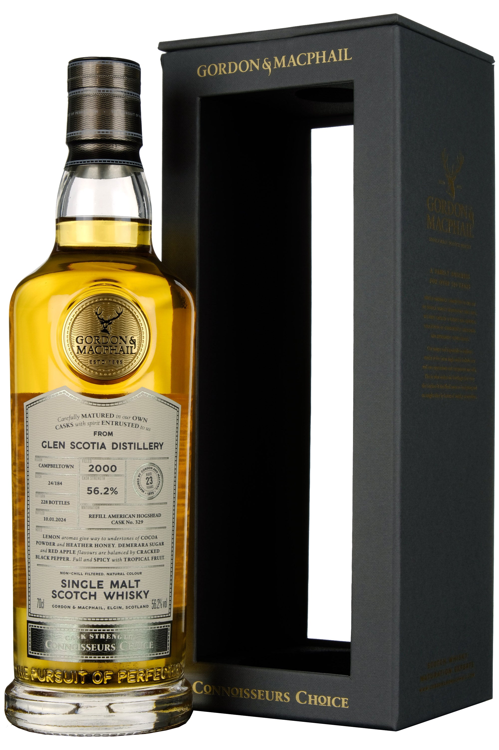 Glen Scotia 2000-2024 | 23 Year Old Gordon & MacPhail Connoisseurs Choice Single Cask 329