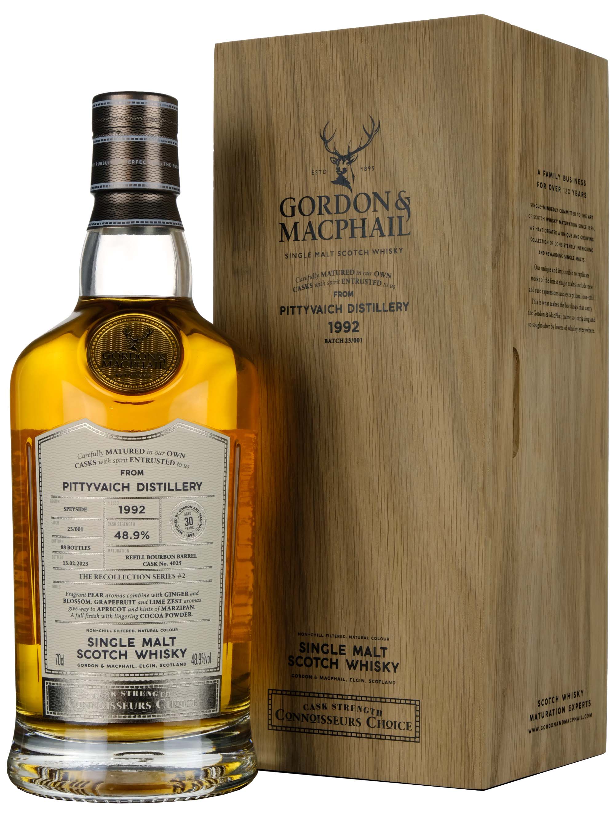 Pittyvaich 1992-2023 | 30 Year Old Gordon & MacPhail Connoisseurs Choice Single Cask 4025