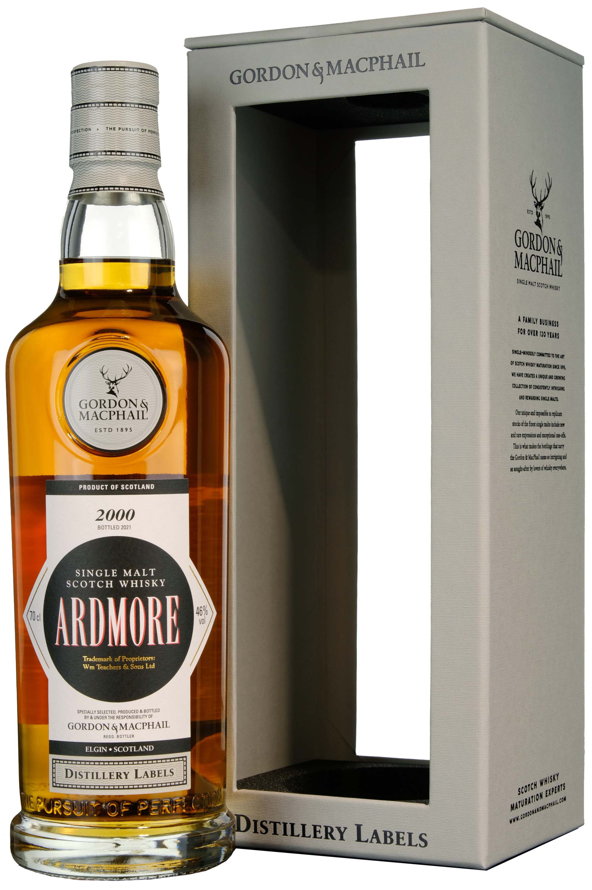 Ardmore 2000-2021 | 20 Year Old Gordon & MacPhail Distillery Labels
