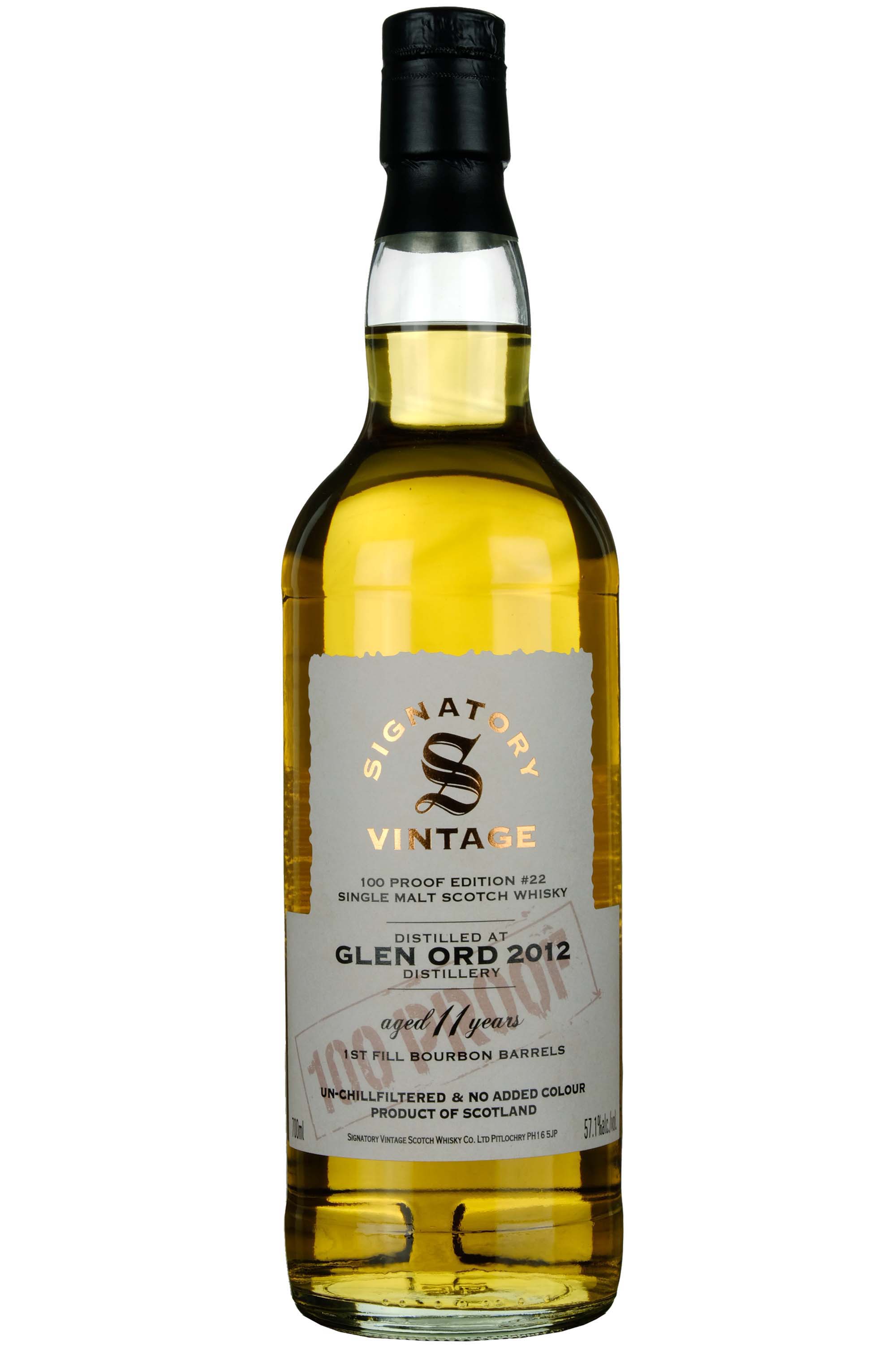 Glen Ord 2012-2024 | 11 Year Old Signatory Vintage 100 Proof Edition 22