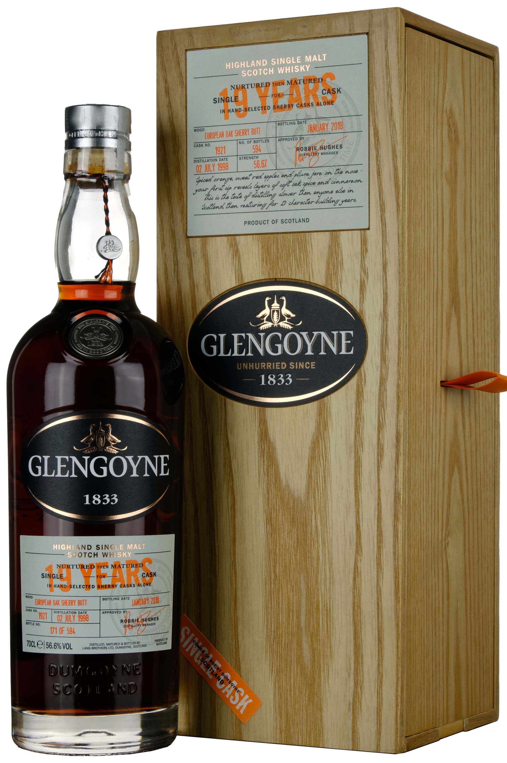 Glengoyne 1998-2018 | 19 Year Old Single Cask 1921