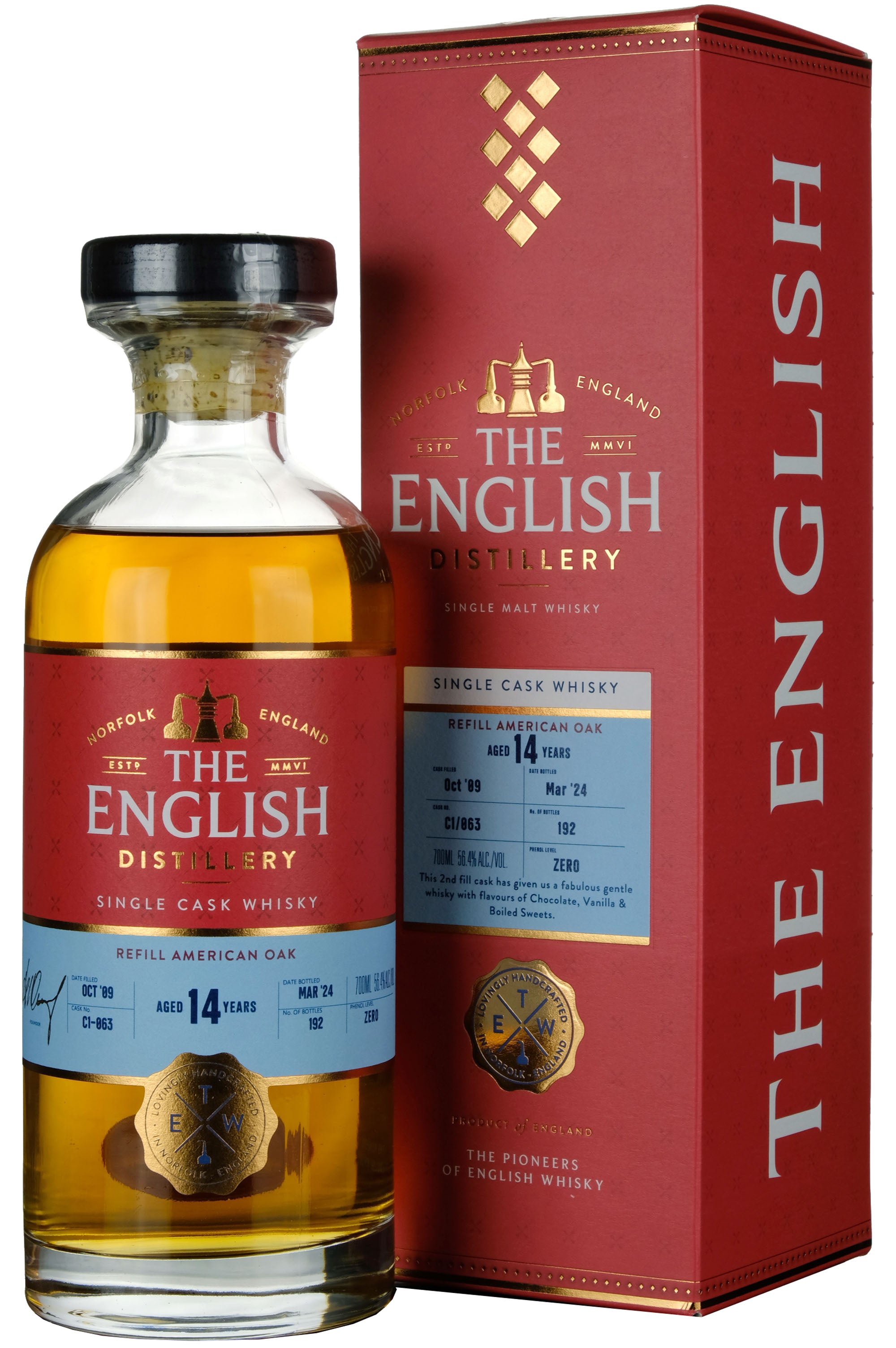 The English Whisky 2009-2024 | 14 Year Old Single Cask 063