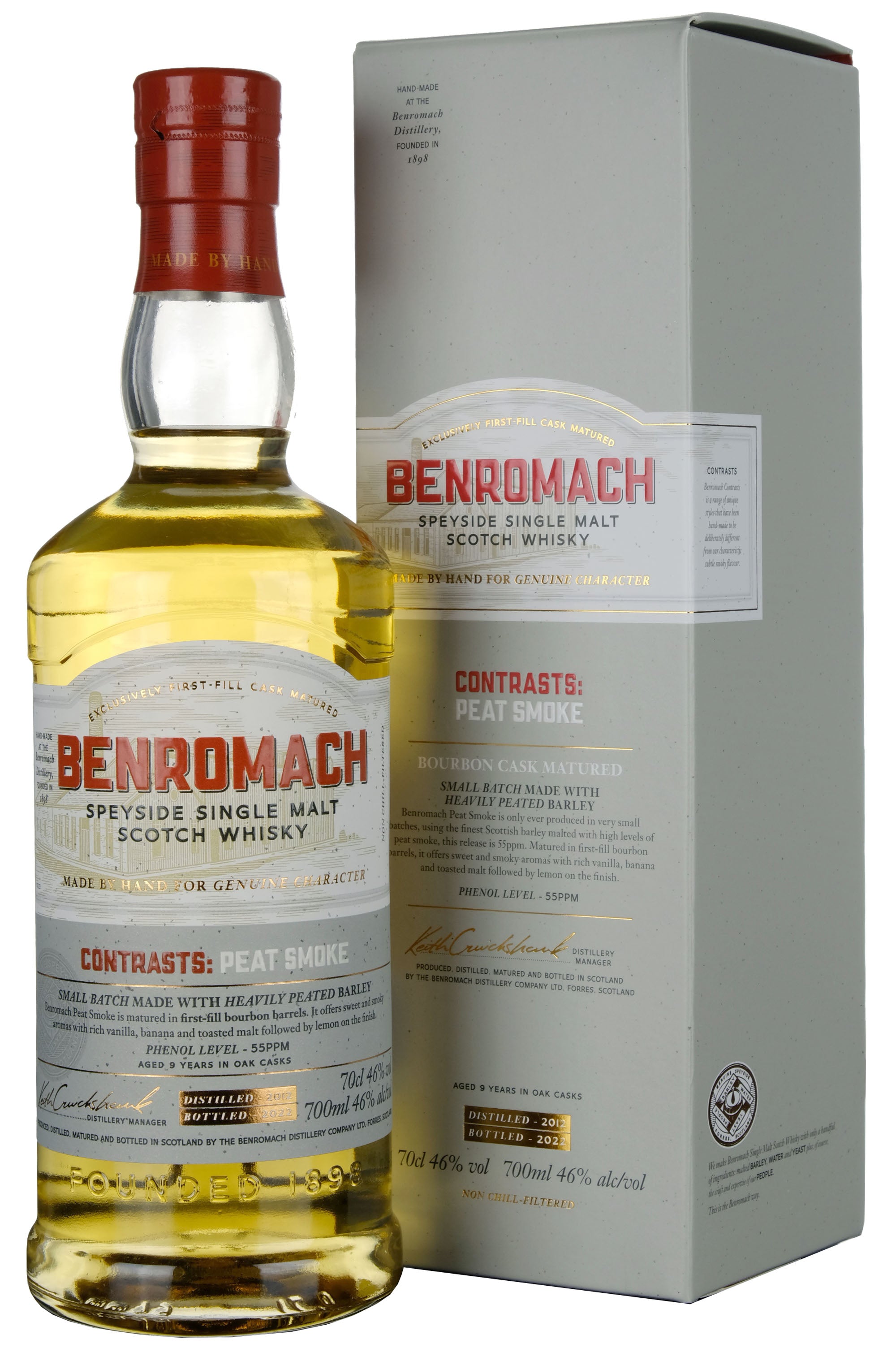 Benromach 2012-2022 Contrasts Peat Smoke