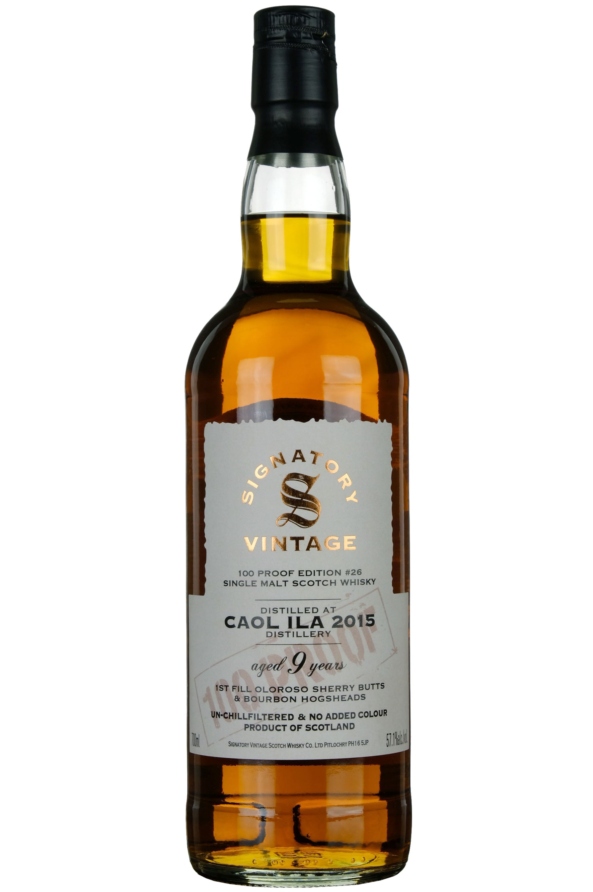 Caol Ila 2015-2024 | 9 Year Old Signatory Vintage 100 Proof Edition 26