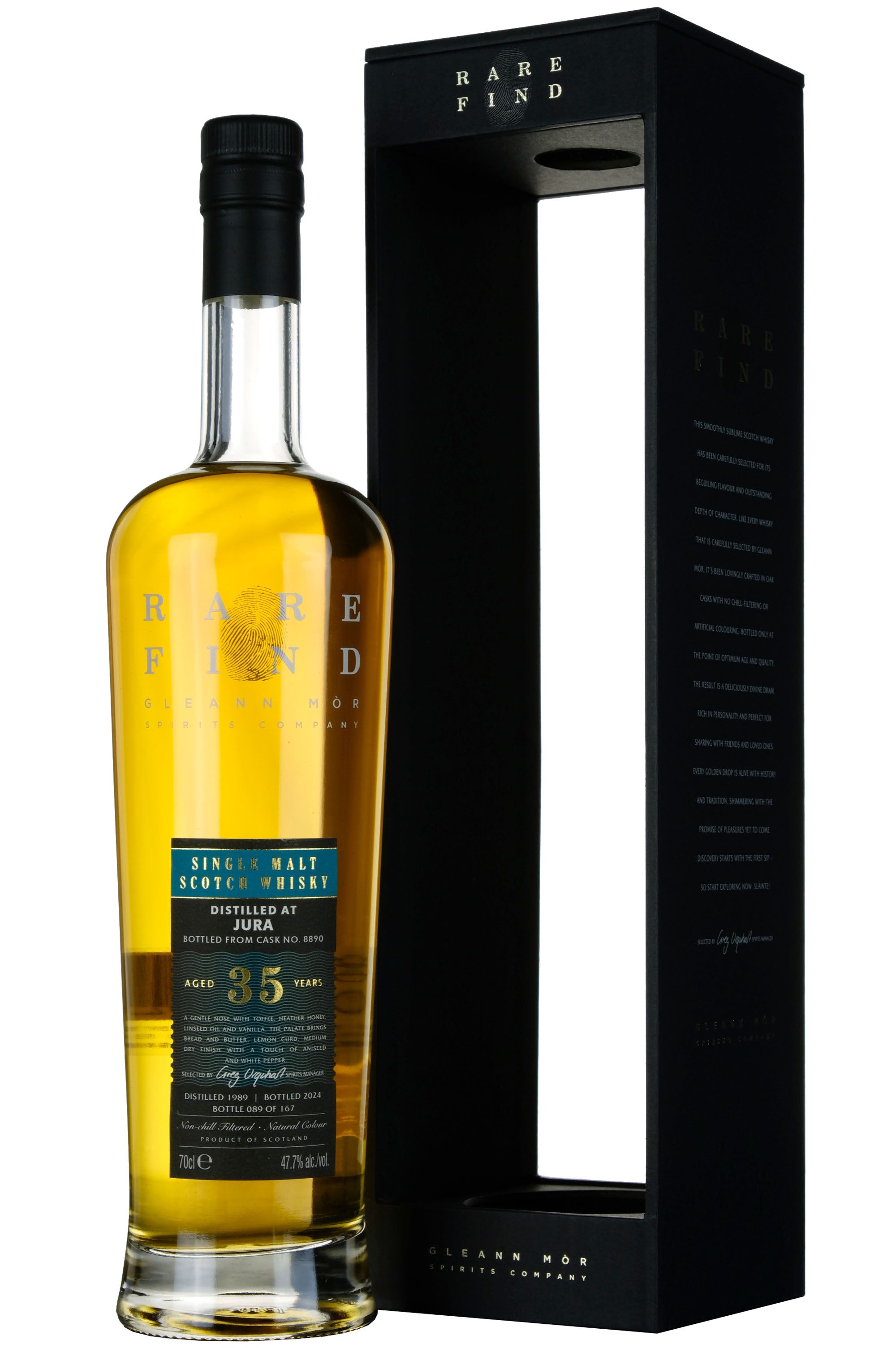 Jura 1989-2024 | 35 Year Old Gleann Mor Rare Find Single Cask 8890