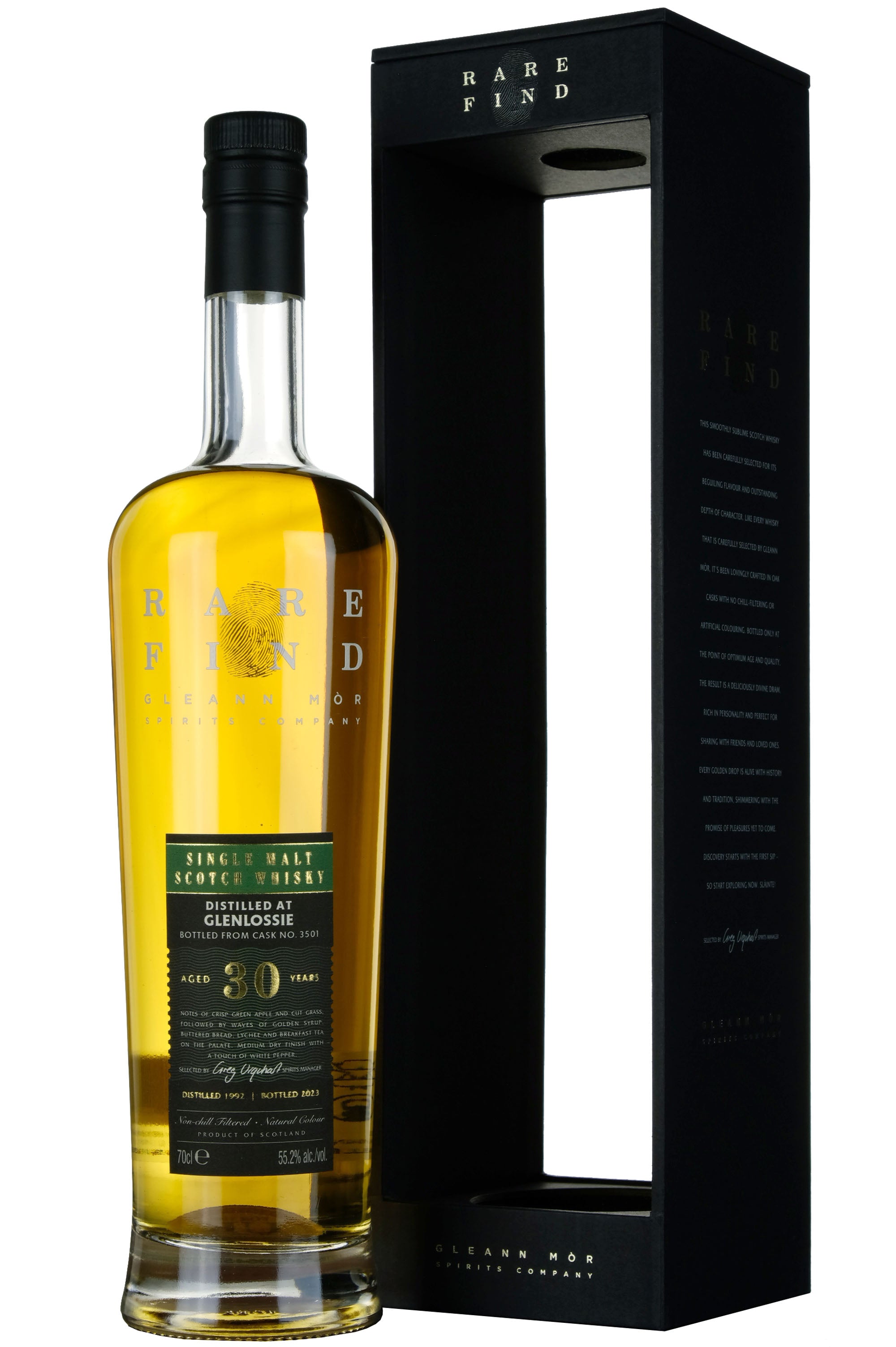 Glenlossie 1992-2023 | 30 Year Old Gleann Mor Rare Find Single Cask 3501