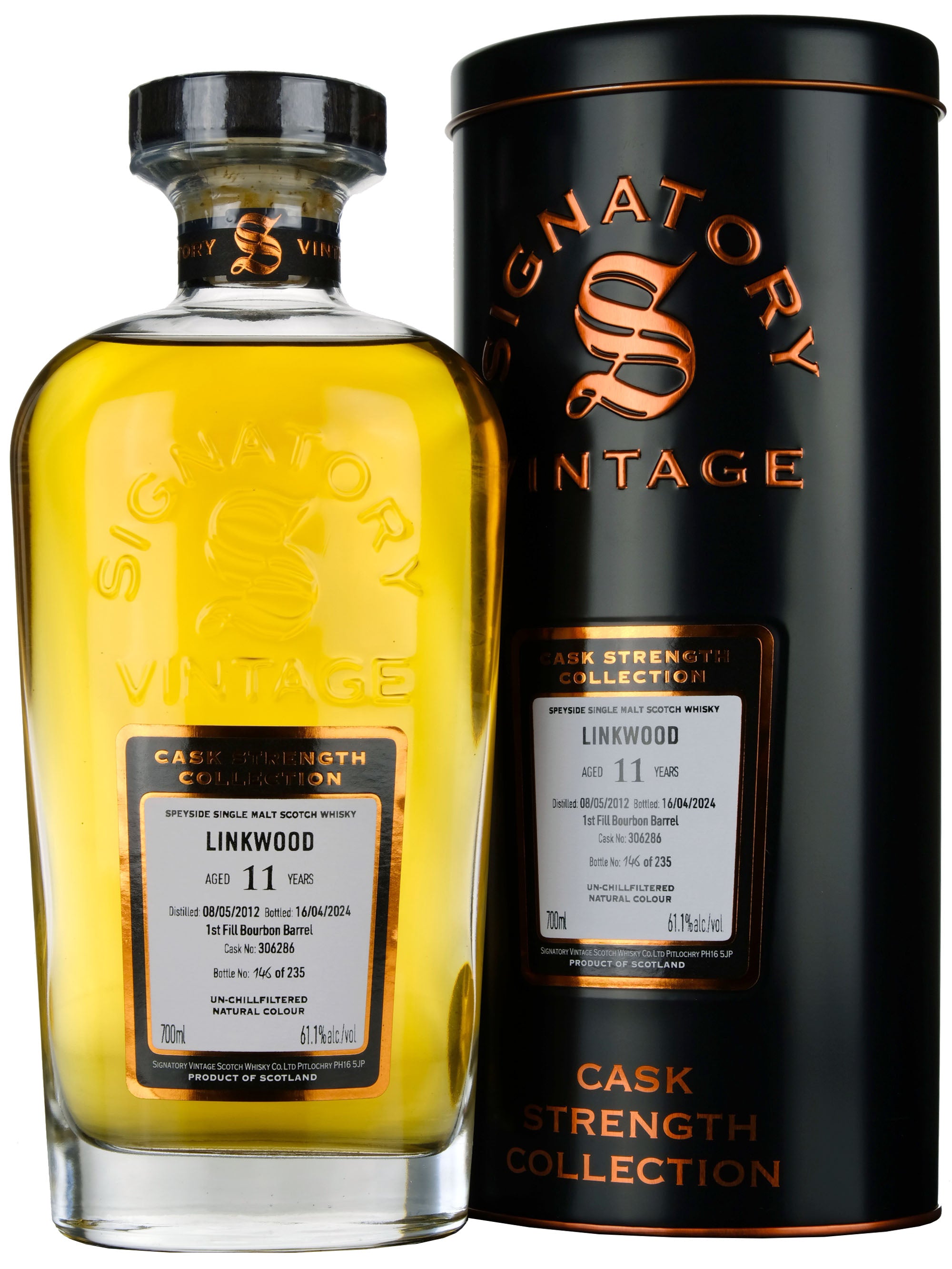 Linkwood 2012-2024 | 11 Year Old Signatory Vintage Cask Strength Collection Single Cask 306286