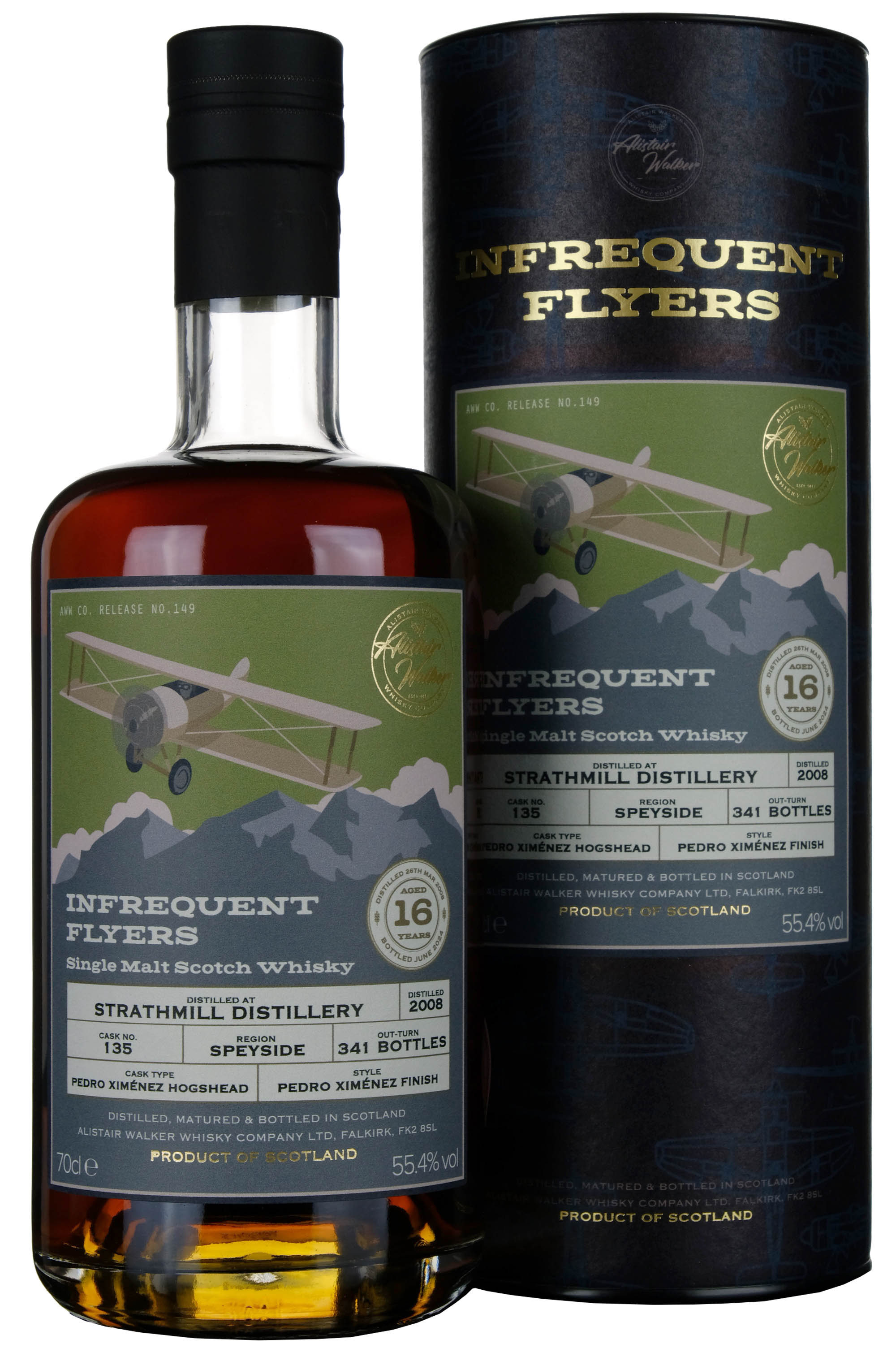 Strathmill 2008-2024 | 16 Year Old Infrequent Flyers Single Cask 135