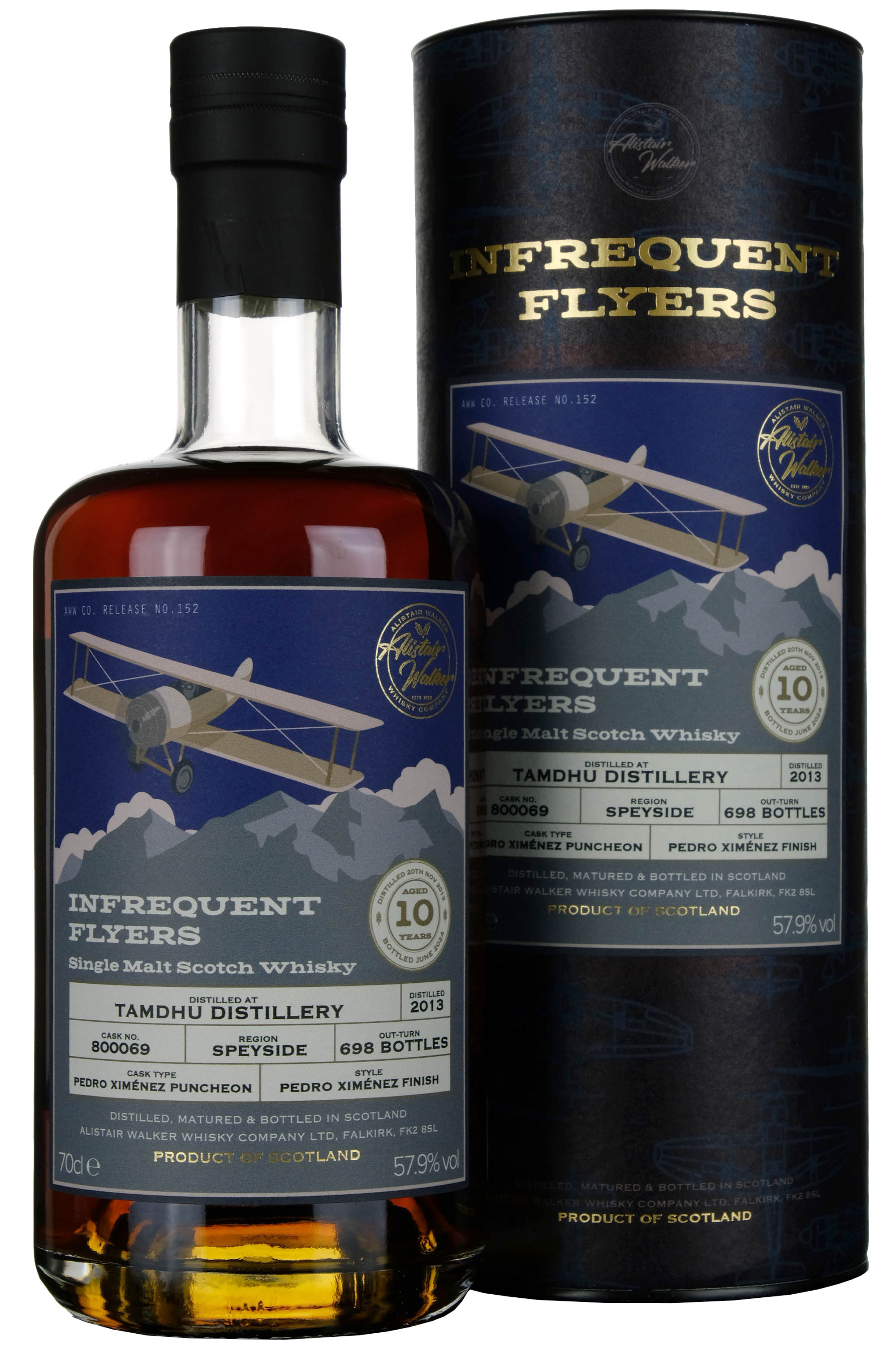 Tamdhu 2013-2024 | 10 Year Old Infrequent Flyers Single Cask 800069