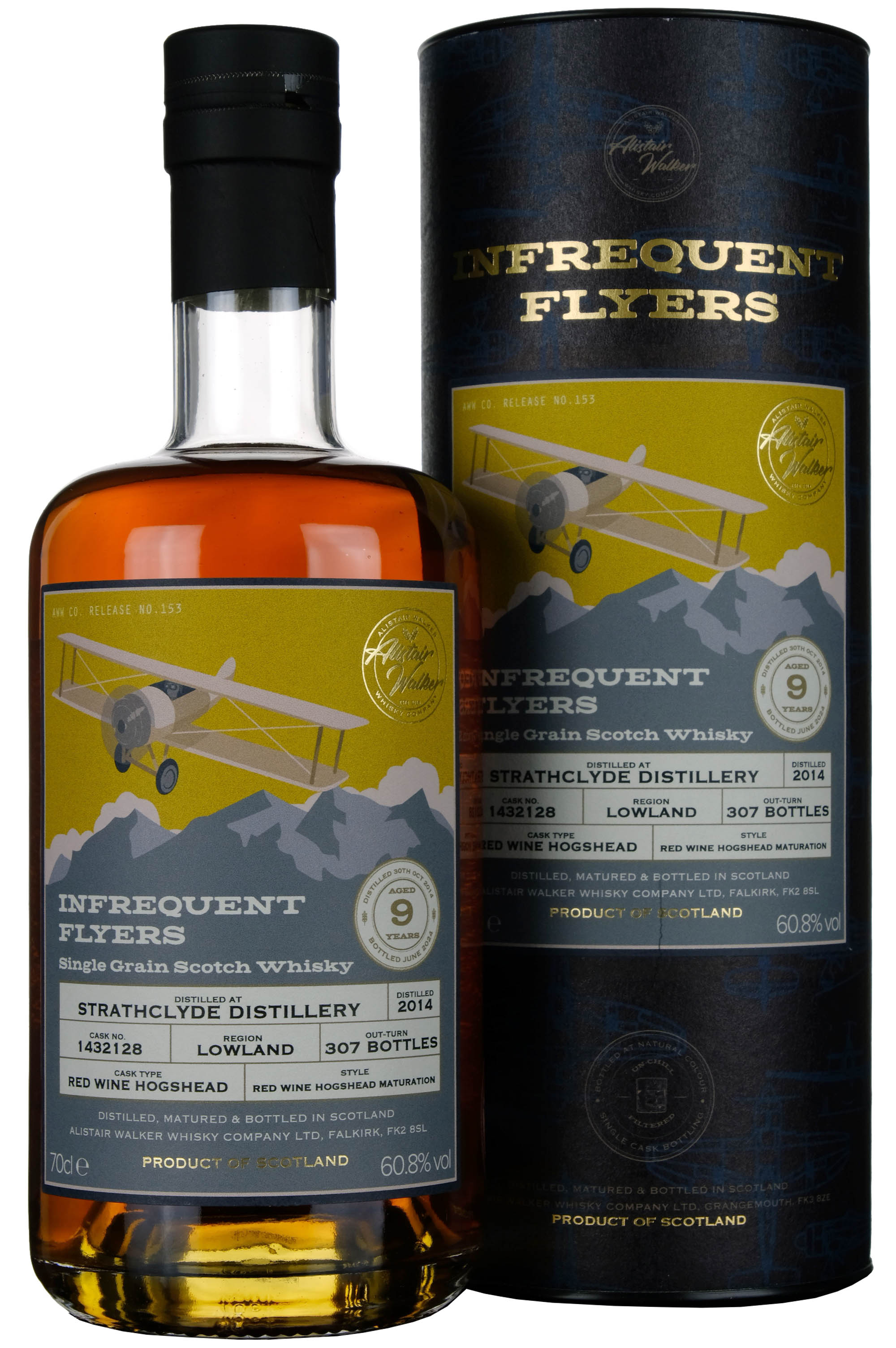 Strathclyde 2014-2024 | 9 Year Old Infrequent Flyers Single Cask 1432128