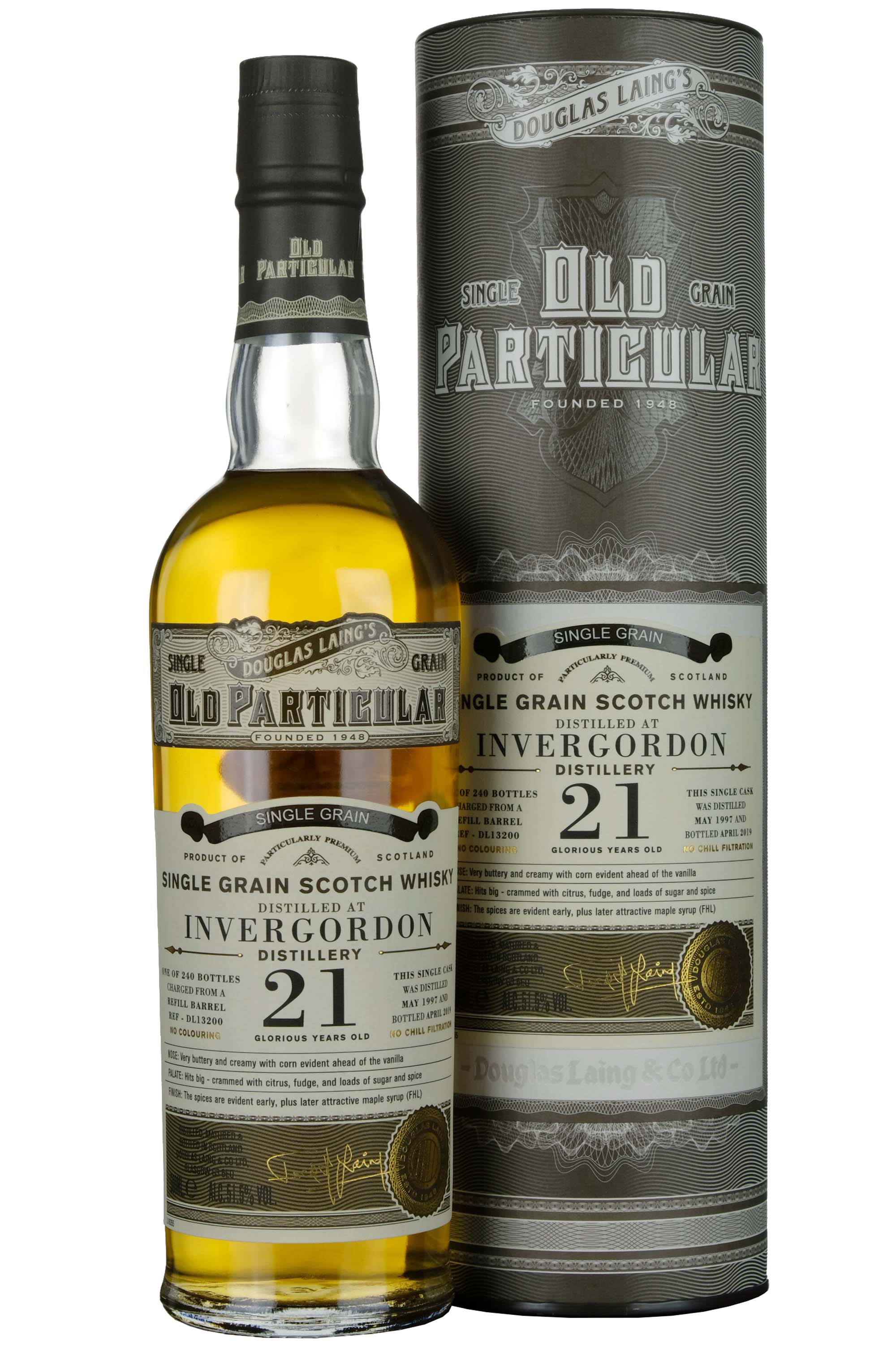 Invergordon 1997-2019 | 21 Year Old Douglas Laing Old Particular Single Cask DL13200