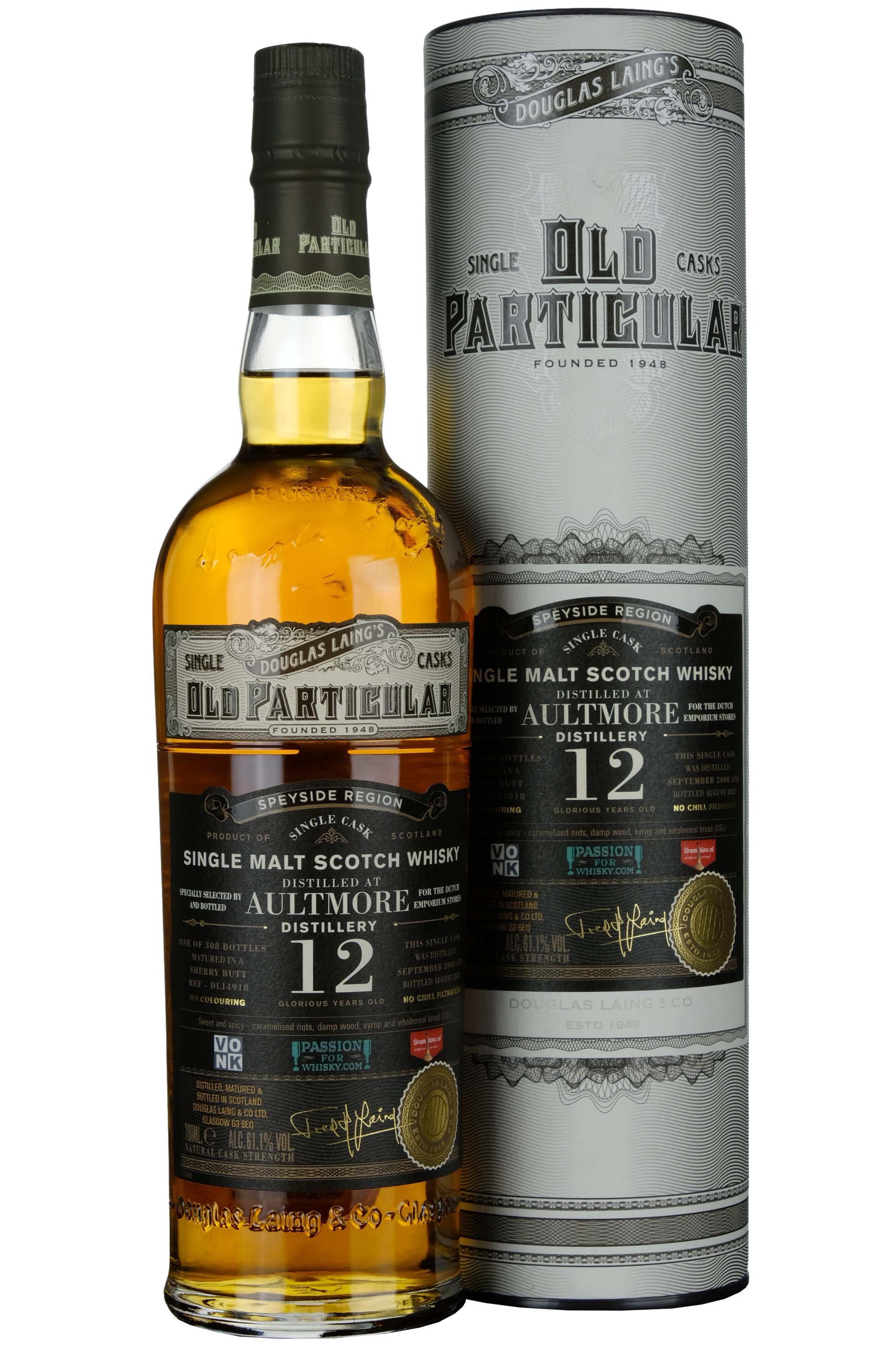 Aultmore 2008-2021 | 12 Year Old Douglas Laing Old Particular Single Cask DL14918