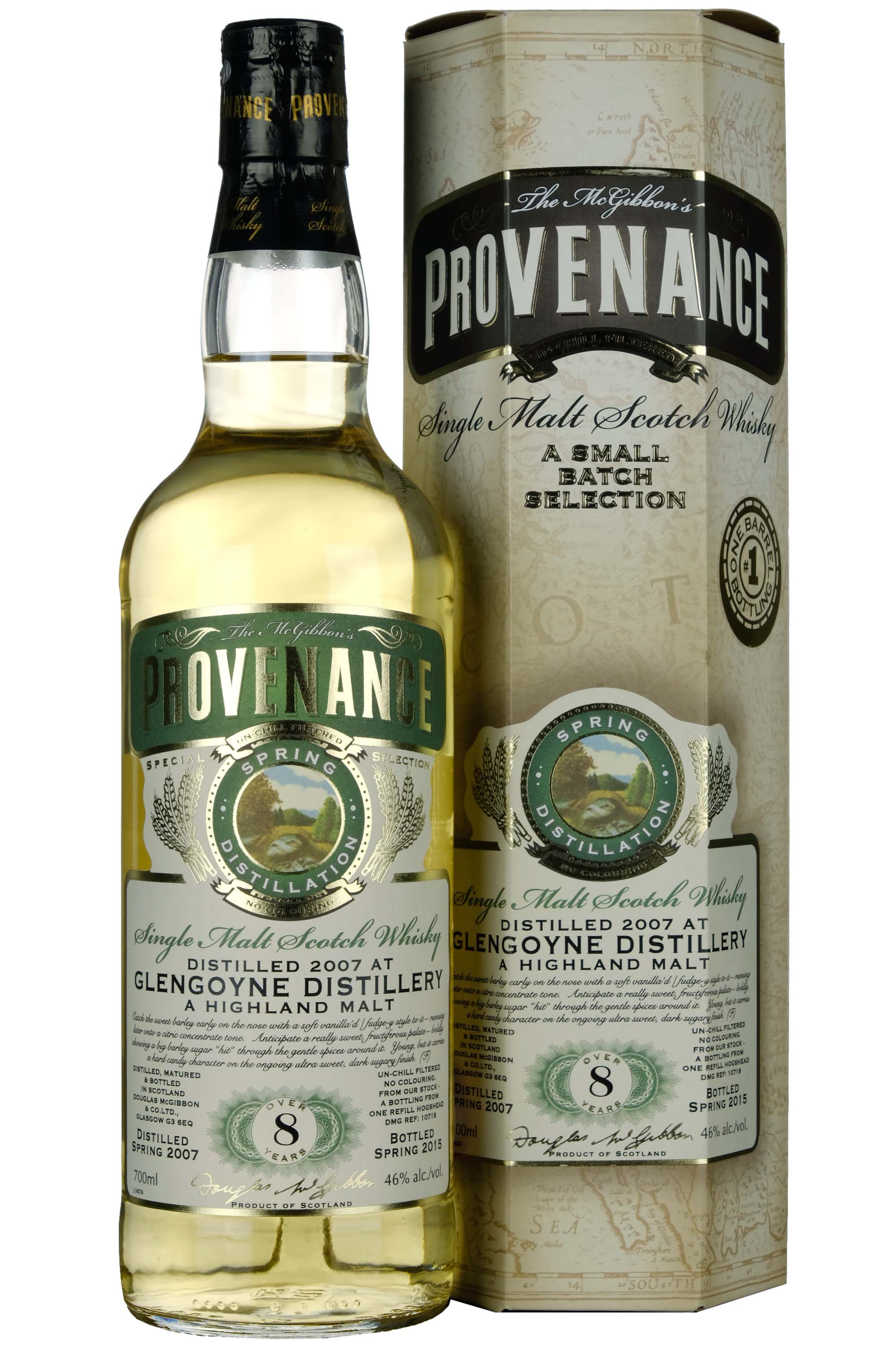 Glengoyne 2007-2015 | 8 Year Old Douglas Laing Provenance Single Cask 10718