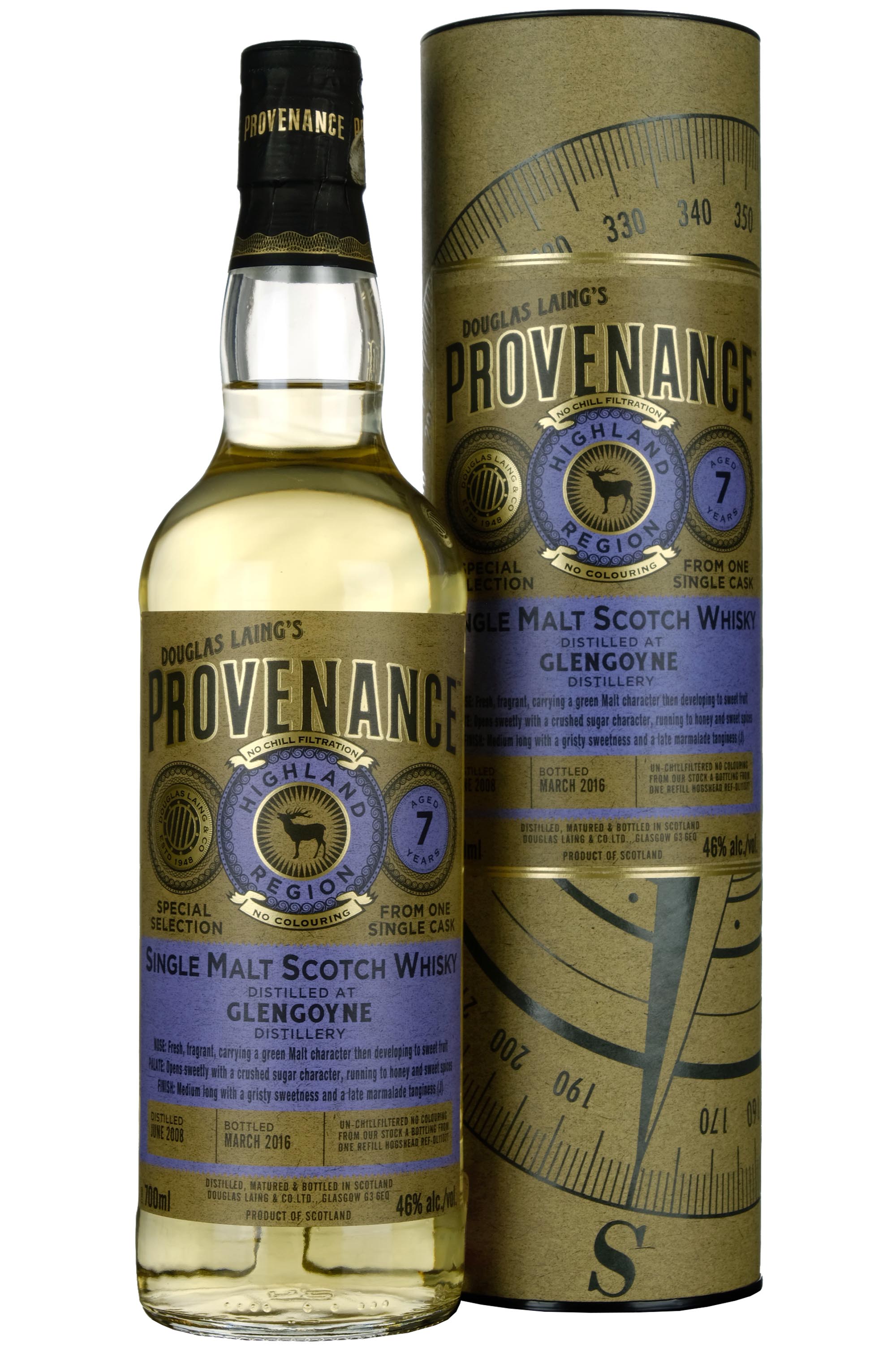 Glengoyne 2008-2016 | 7 Year Old Douglas Laing Provenance Single Cask DL11077