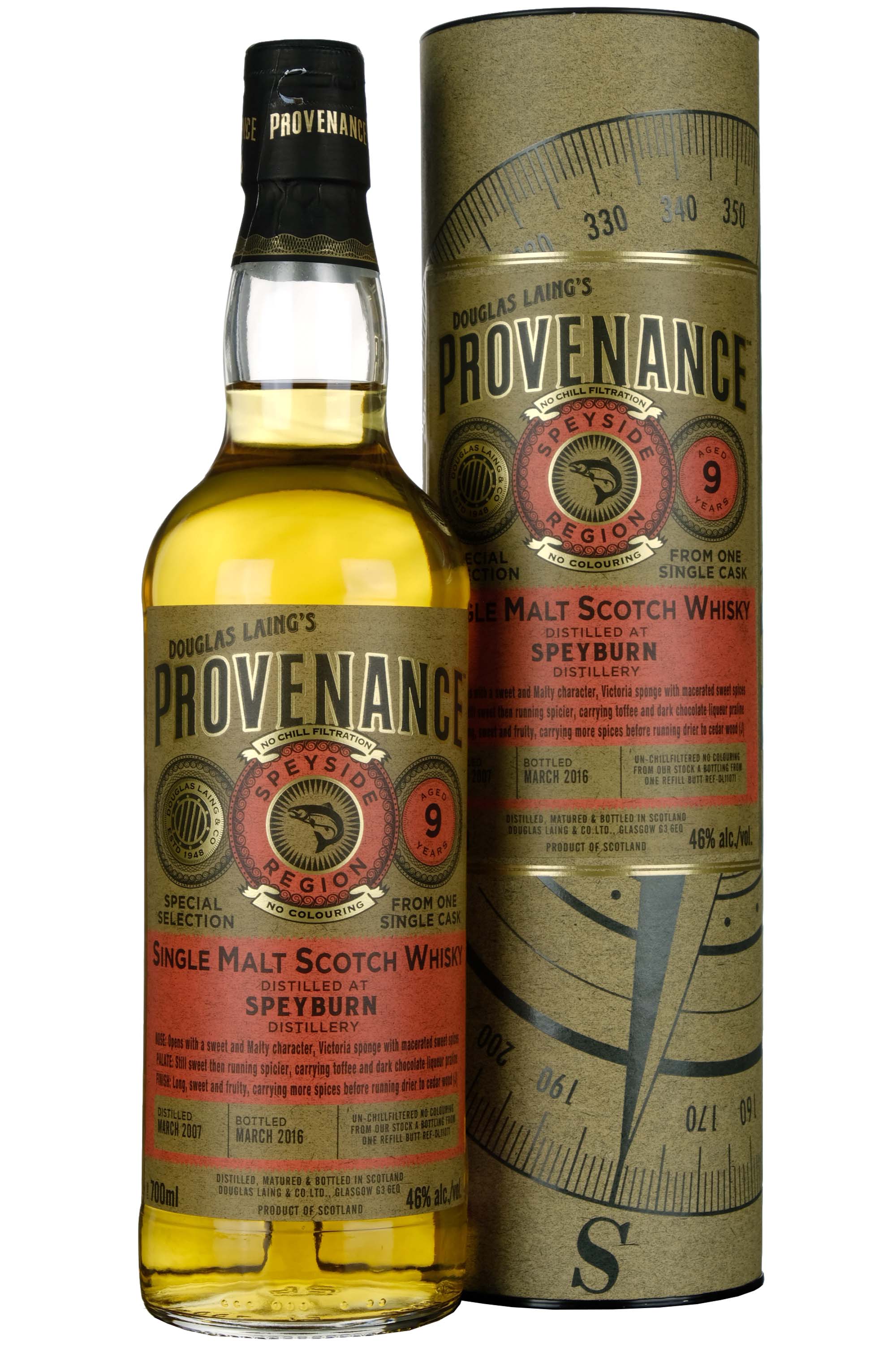 Speyburn 2007-2016 | 9 Year Old Douglas Laing Provenance Single Cask DL11071