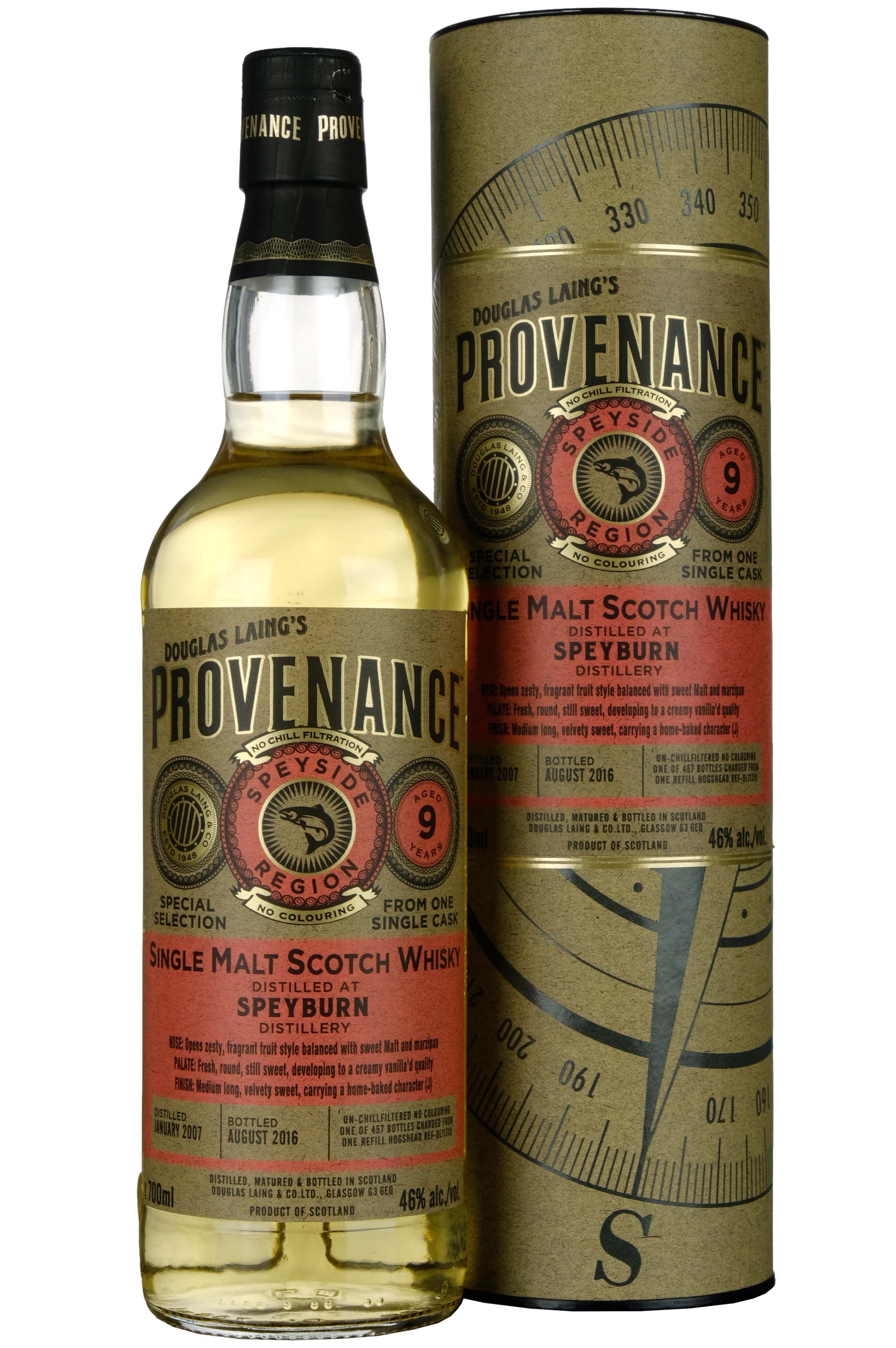 Speyburn 2007-2016 | 9 Year Old Douglas Laing Provenance Single Cask DL11319