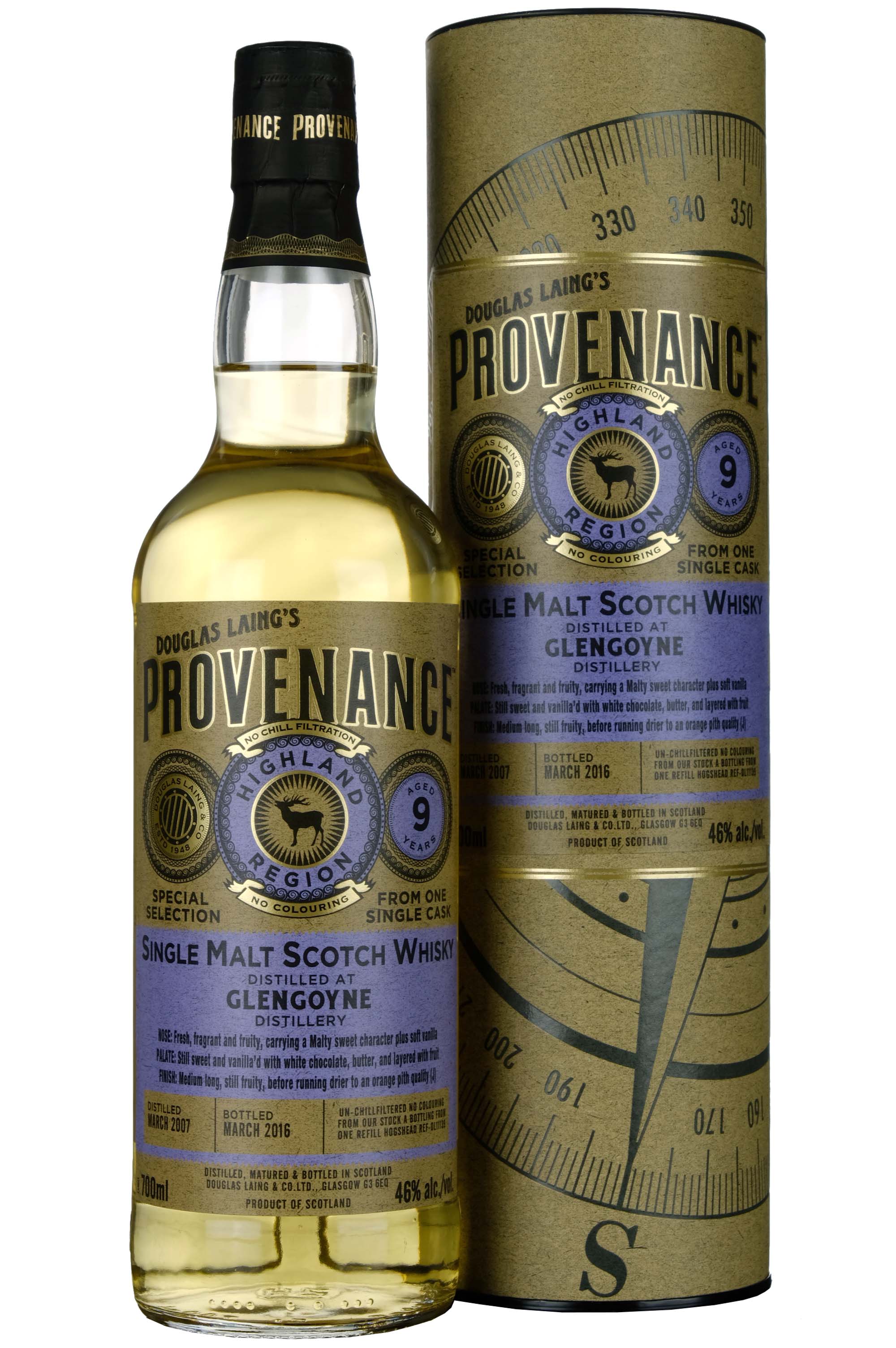 Glengoyne 2007-2016 | 9 Year Old Douglas Laing Provenance Single Cask DL11139