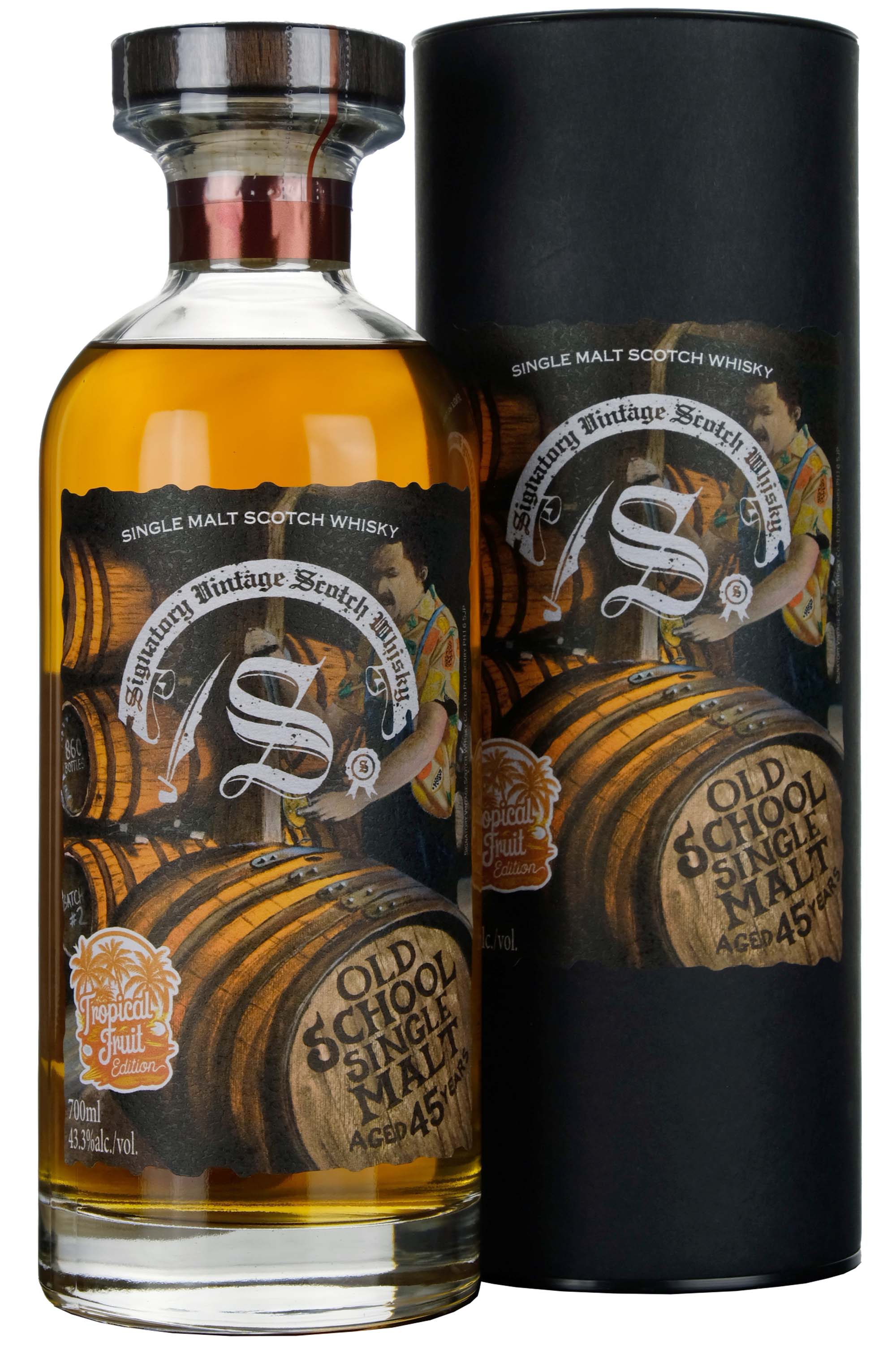 Old School Single Malt 45 Year Old Batch 2 Bottled 2024