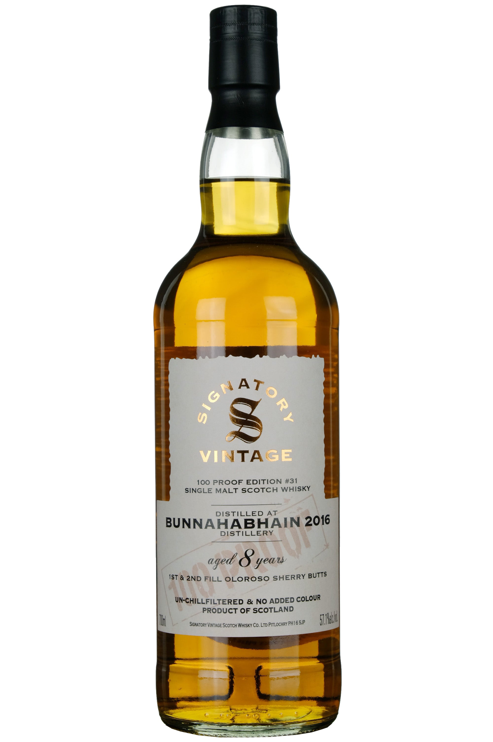 Bunnahabhain 2016-2024 | 8 Year Old Signatory Vintage 100 Proof Edition 31