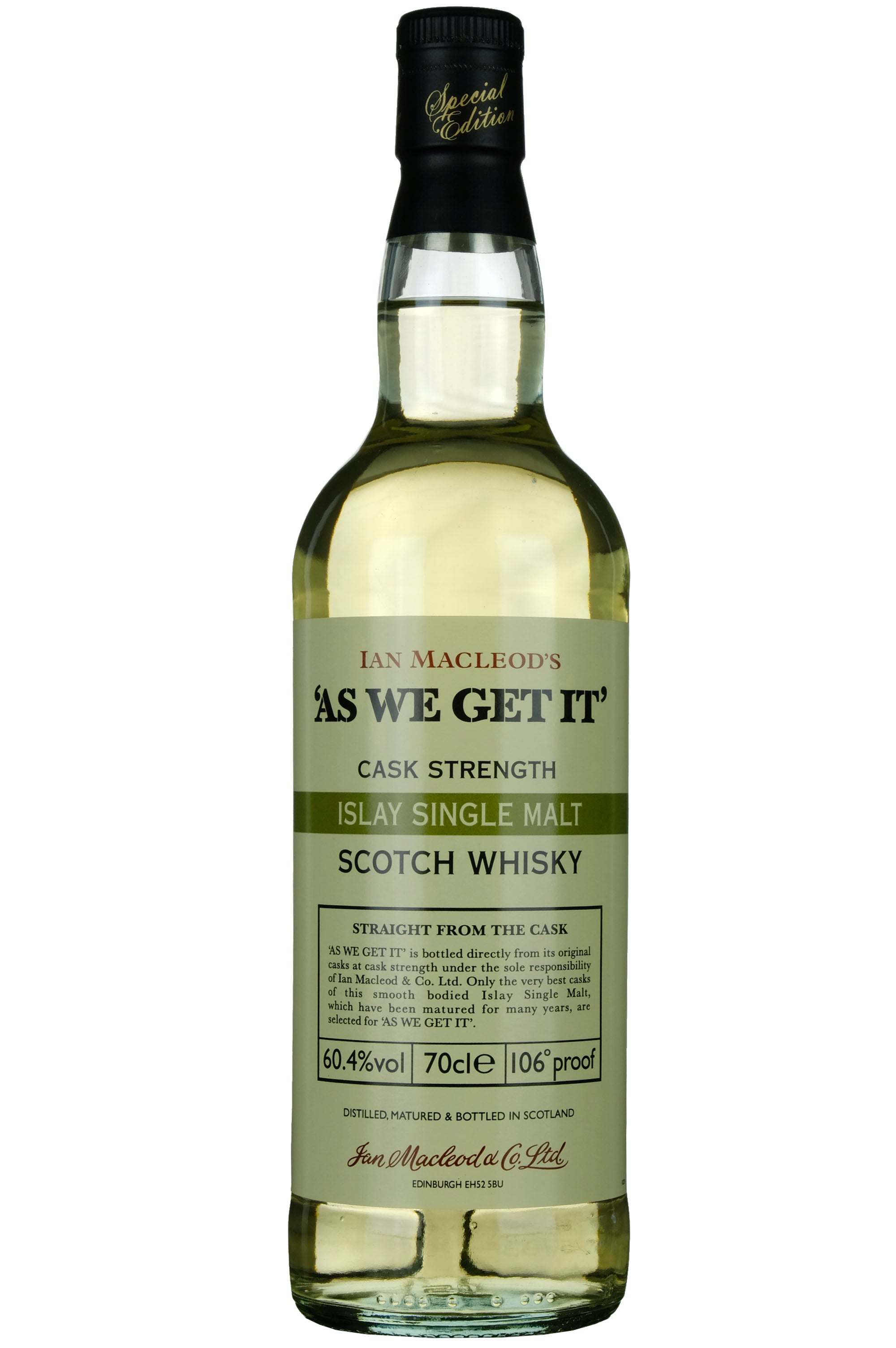 Ian Macleod's As We Get It Cask Strength 60.4% Islay Single Malt