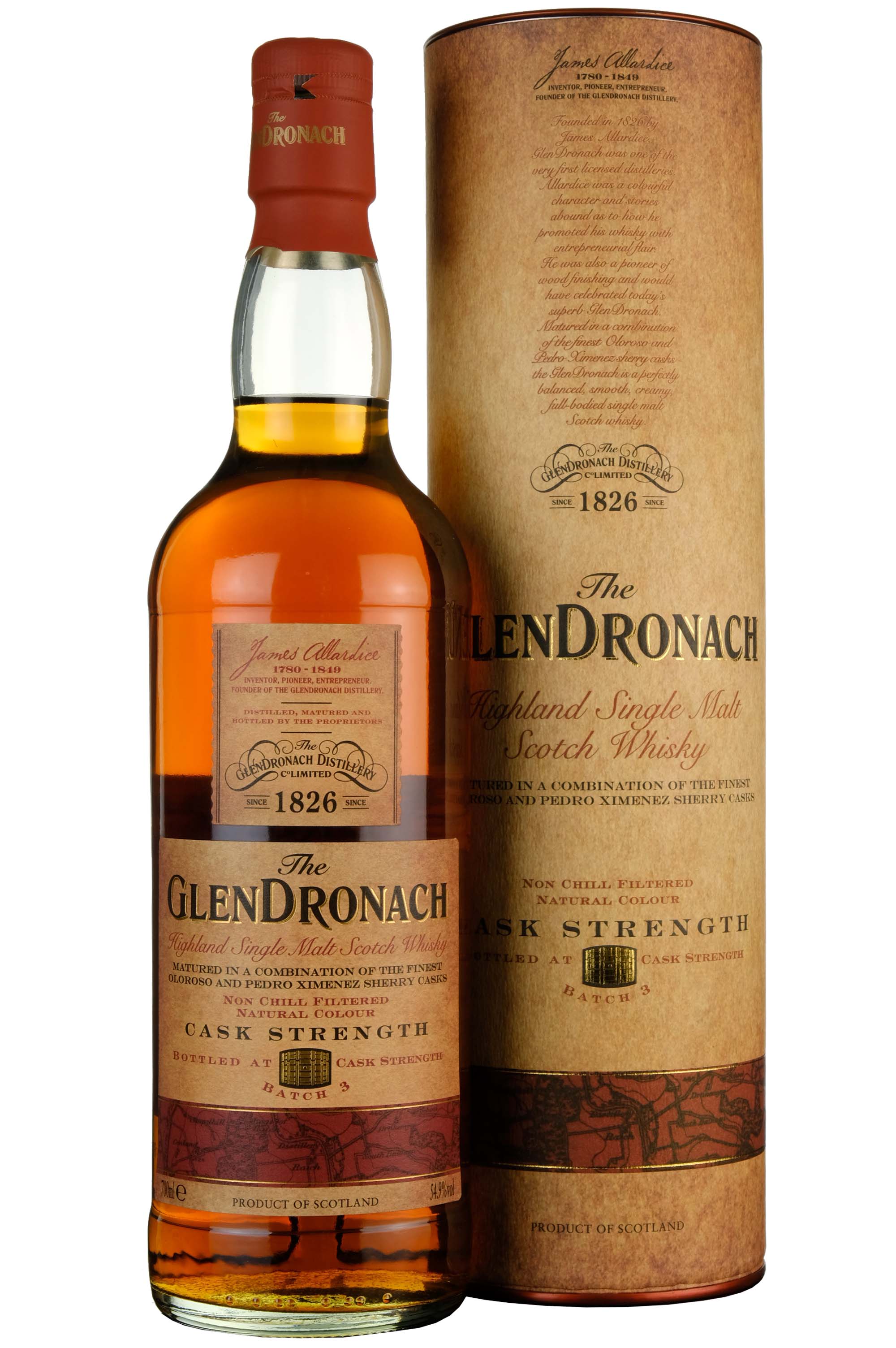 Glendronach Cask Strength Batch 3 Bottled 2013