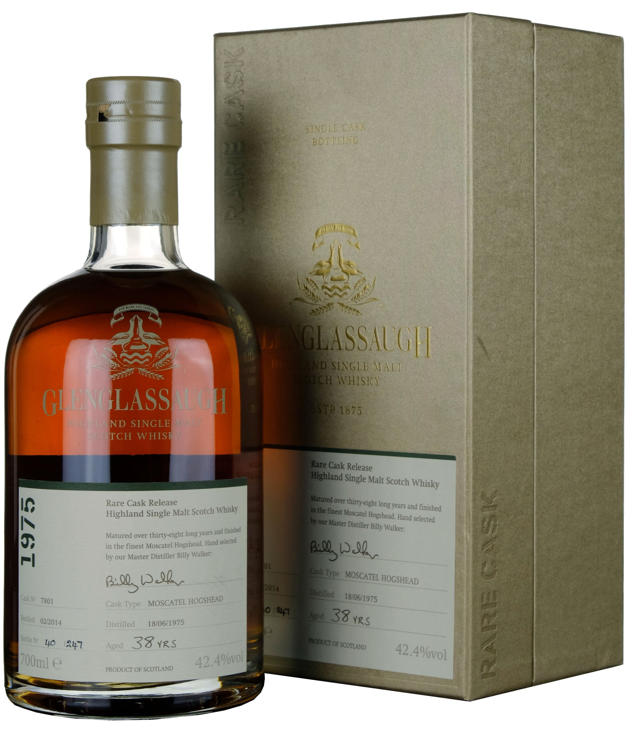 Glenglassaugh 1975-2014 | 38 Year Old Rare Cask Release Single Cask 7801