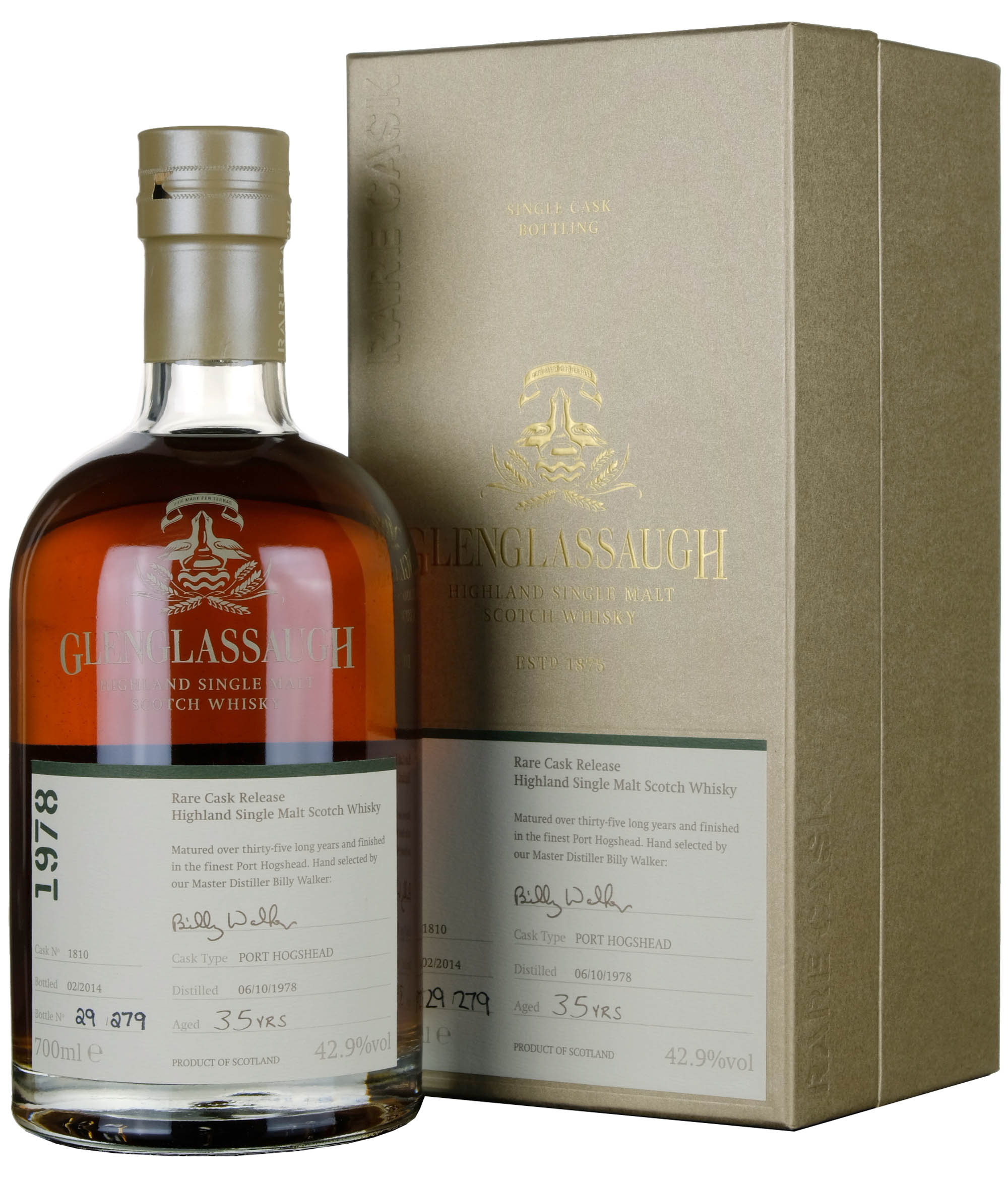 Glenglassaugh 1978-2014 | 35 Year Old Rare Cask Release Single Cask 1803