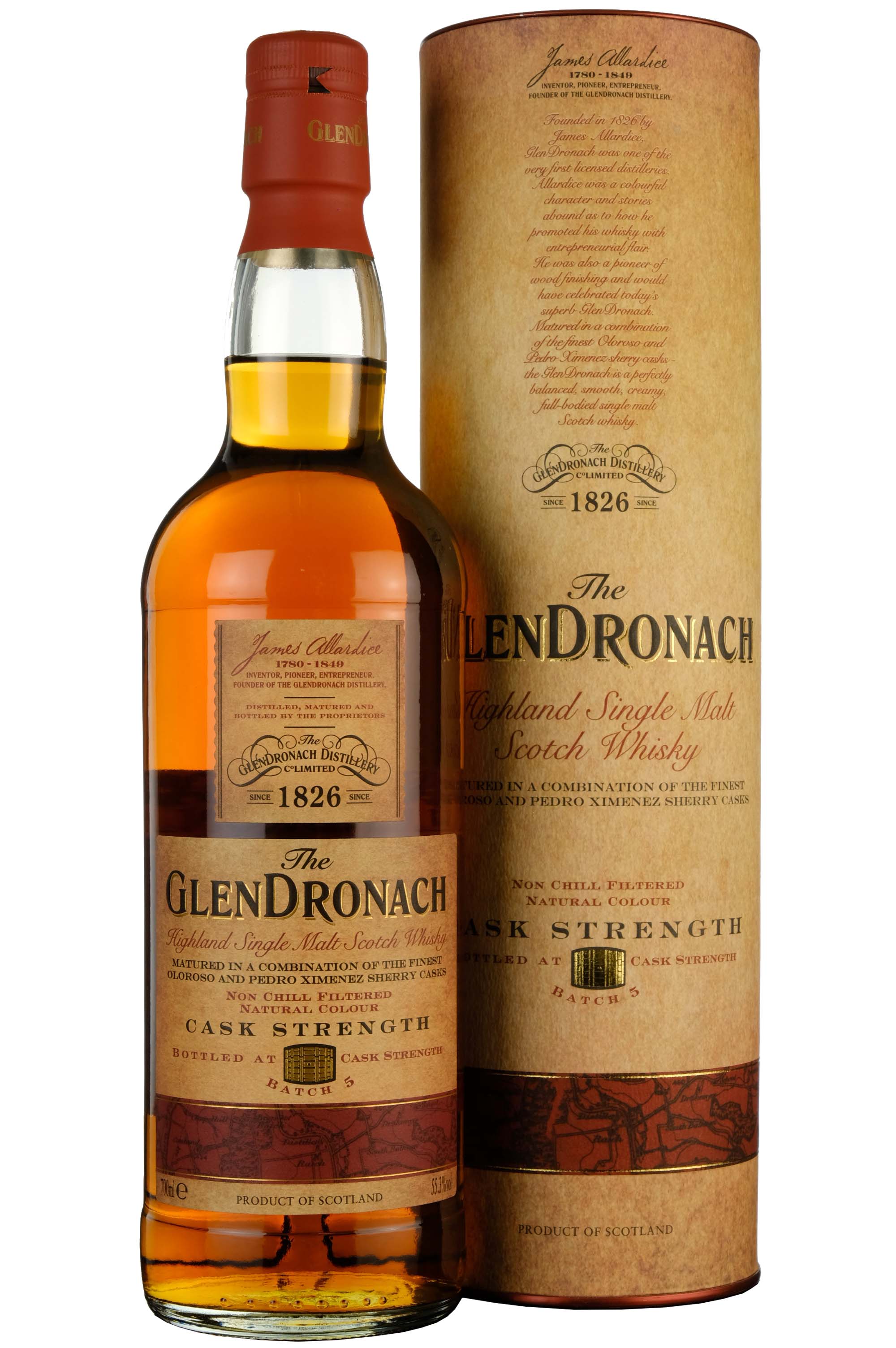 Glendronach Cask Strength Batch 5 Bottled 2015