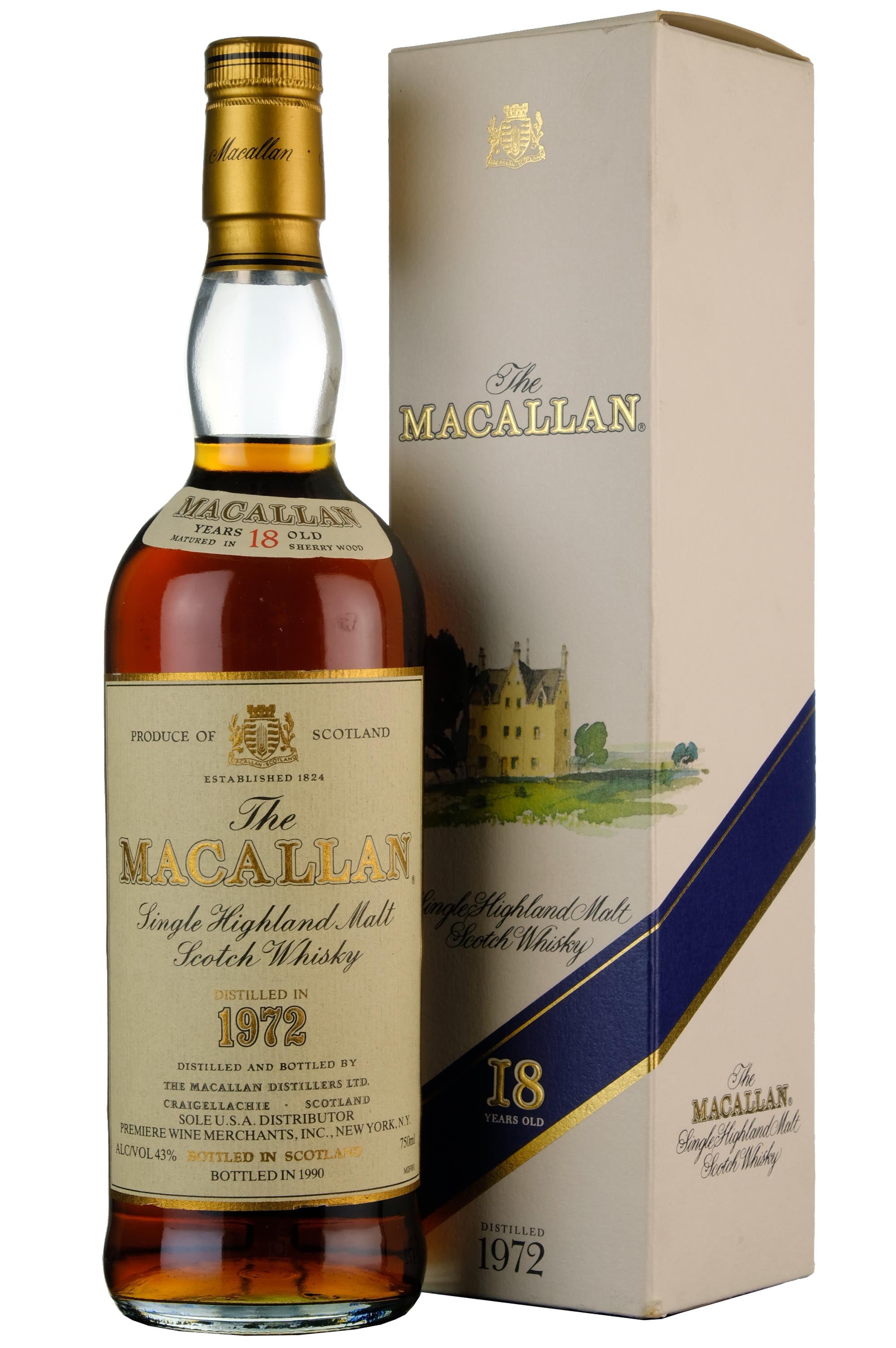 Macallan 1972-1990 | 18 Year Old Sherry Cask US Import