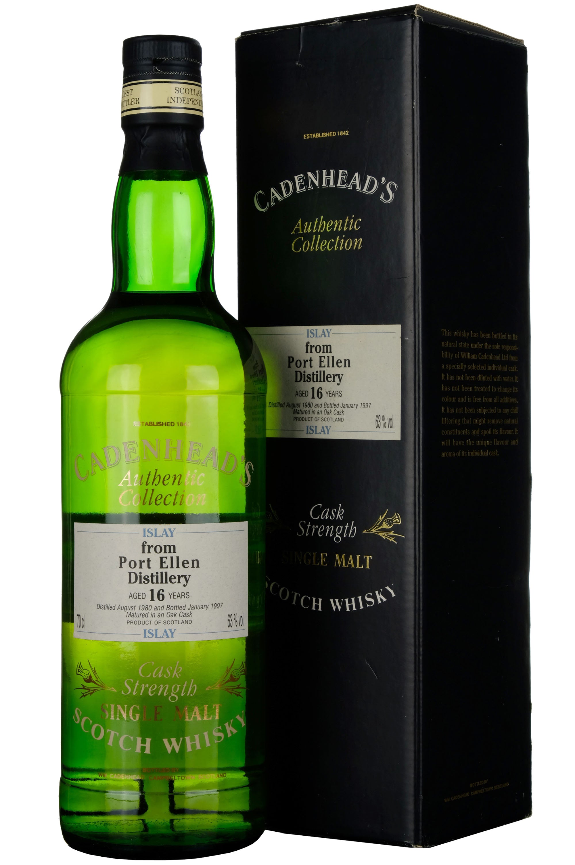 Port Ellen 1980-1997 | 16 Year Old Cadenhead's Authentic Collection Single Cask