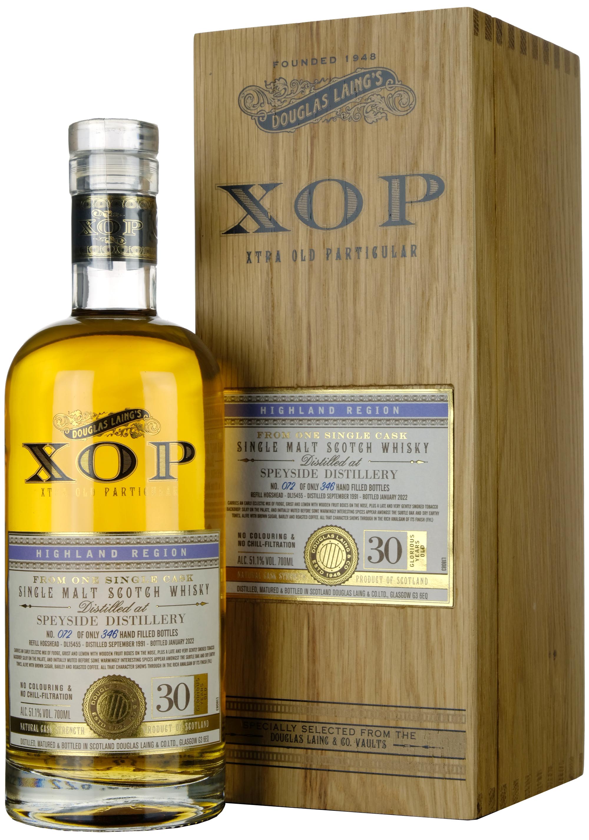 Speyside 1991-2022 | 30 Year Old Douglas Laing XOP Single Cask 15455