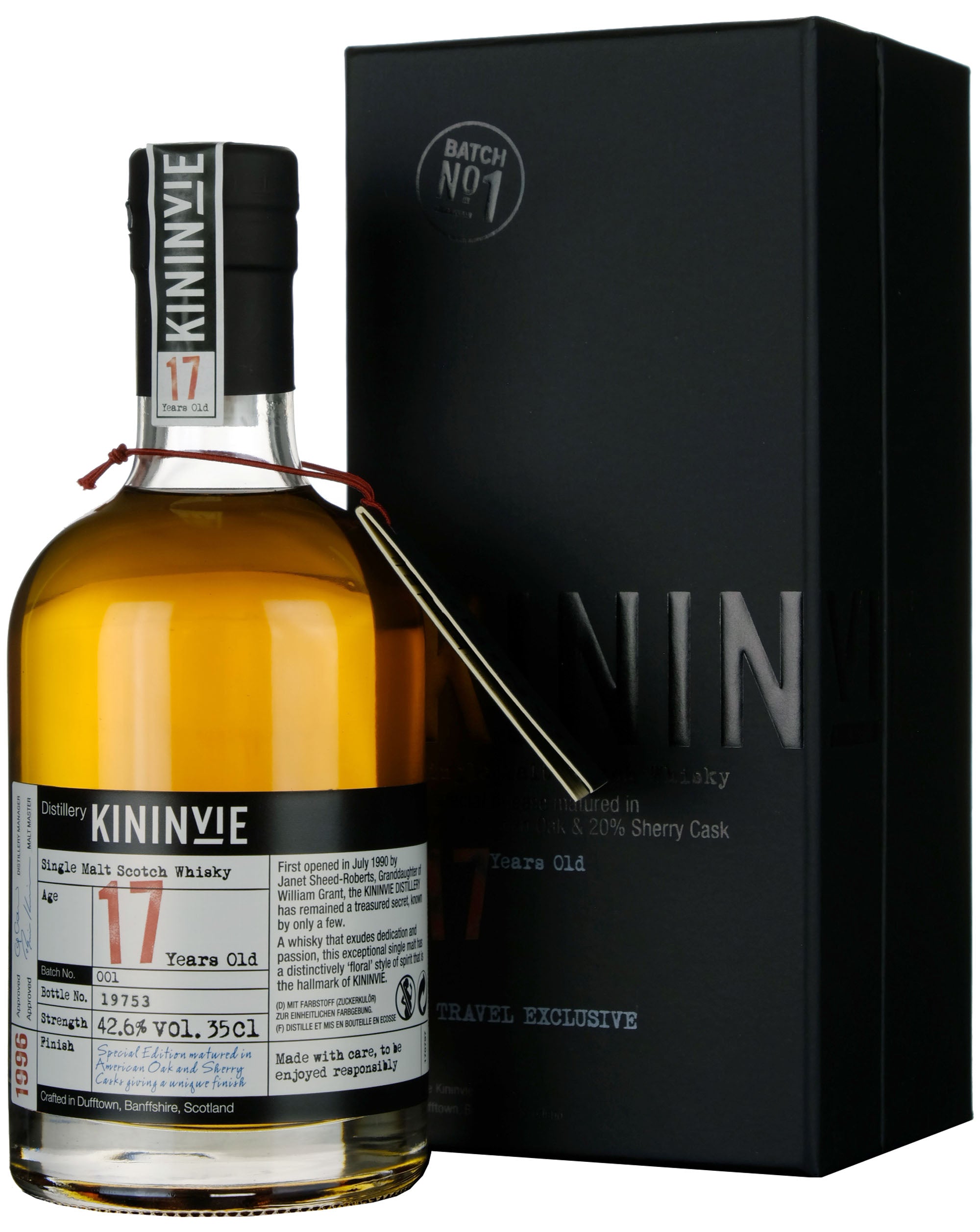 Kininvie 1996-2014 | 17 Year Old Batch 001