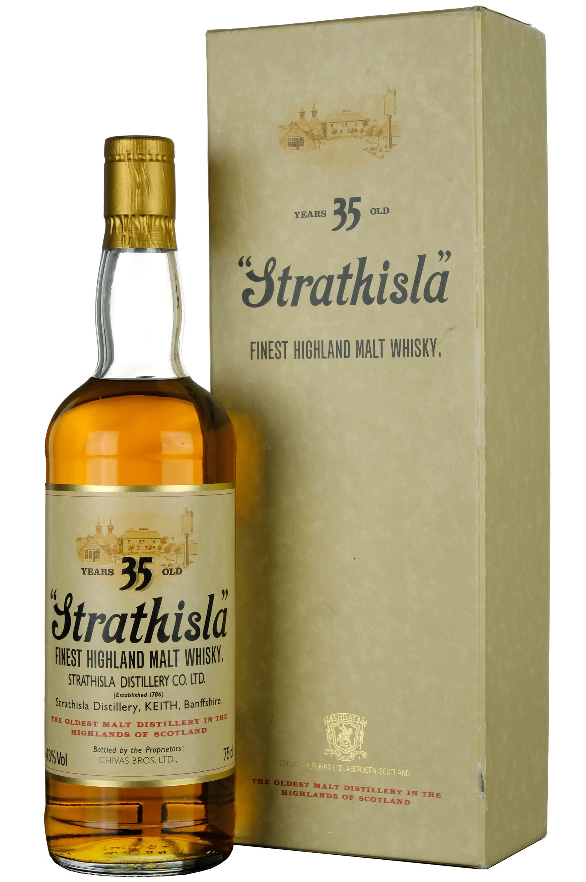 Strathisla 35 Year Old Bicentenary 1786-1986