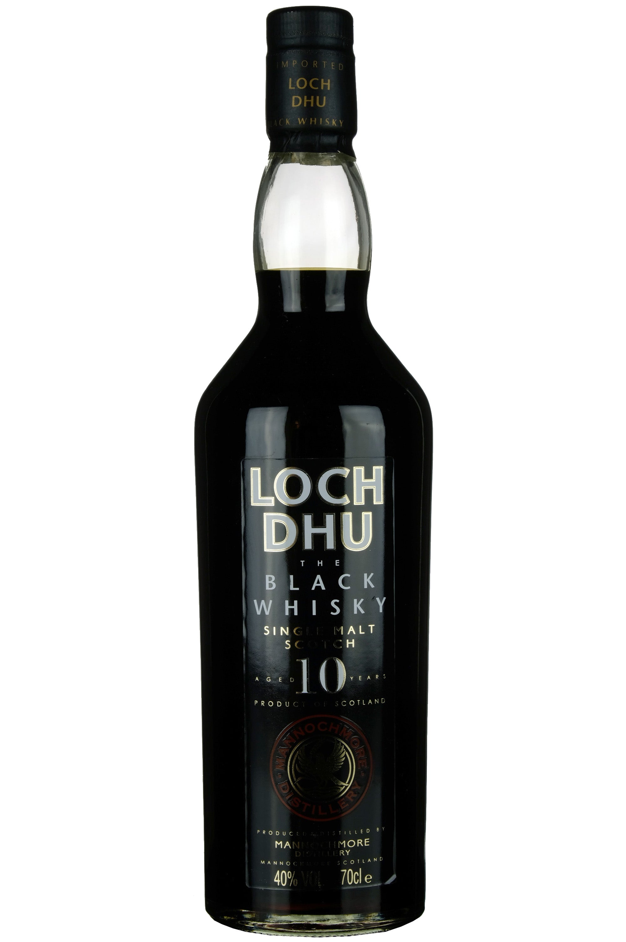 Mannochmore Loch Dhu 10 Year Old The Black Whisky