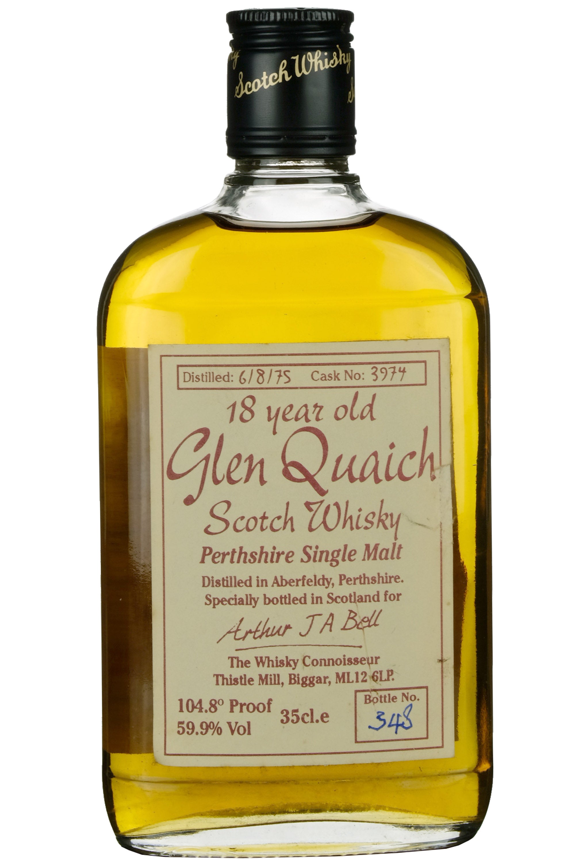 Glen Quaich (Aberfeldy) 1975 | 18 Year Old The Whisky Connoisseur Single Cask 3974