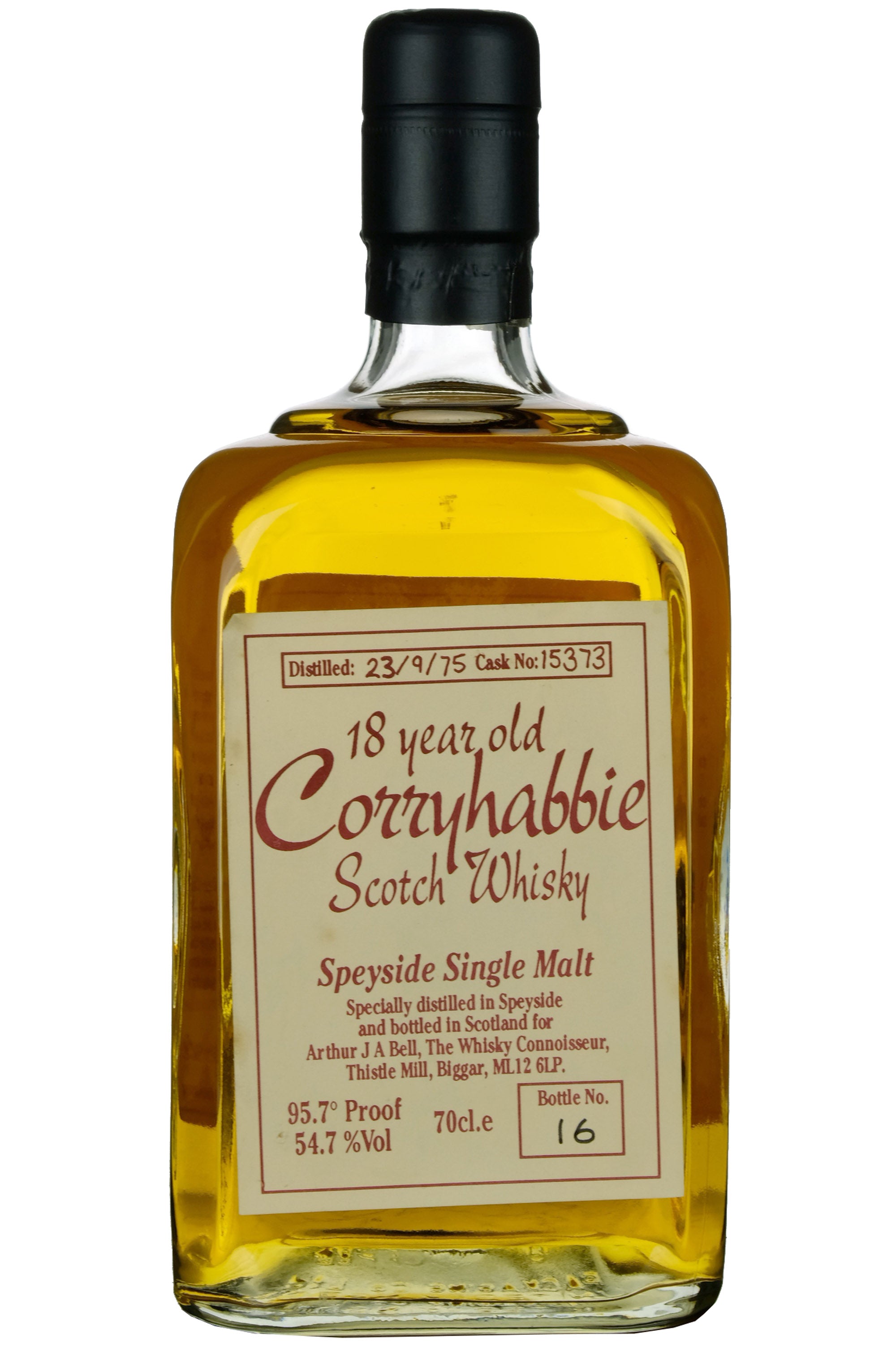 Corryhabbie (Balvenie) 1975 | 18 Year Old The Whisky Connoisseur Single Cask 15373