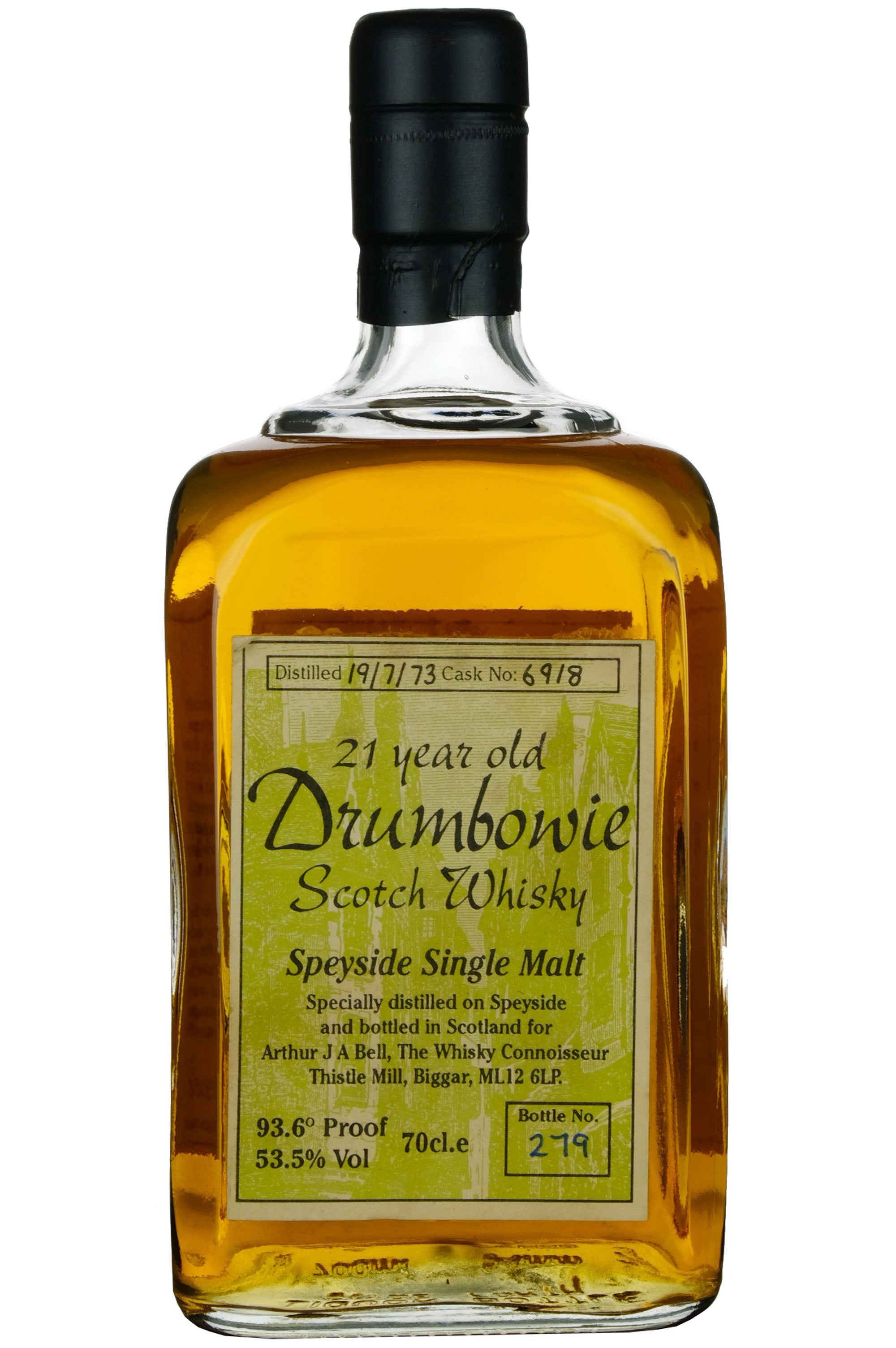 Drumbowie (Craigellachie) 1973 | 21 Year Old The Whisky Connoisseur Single Cask 6918