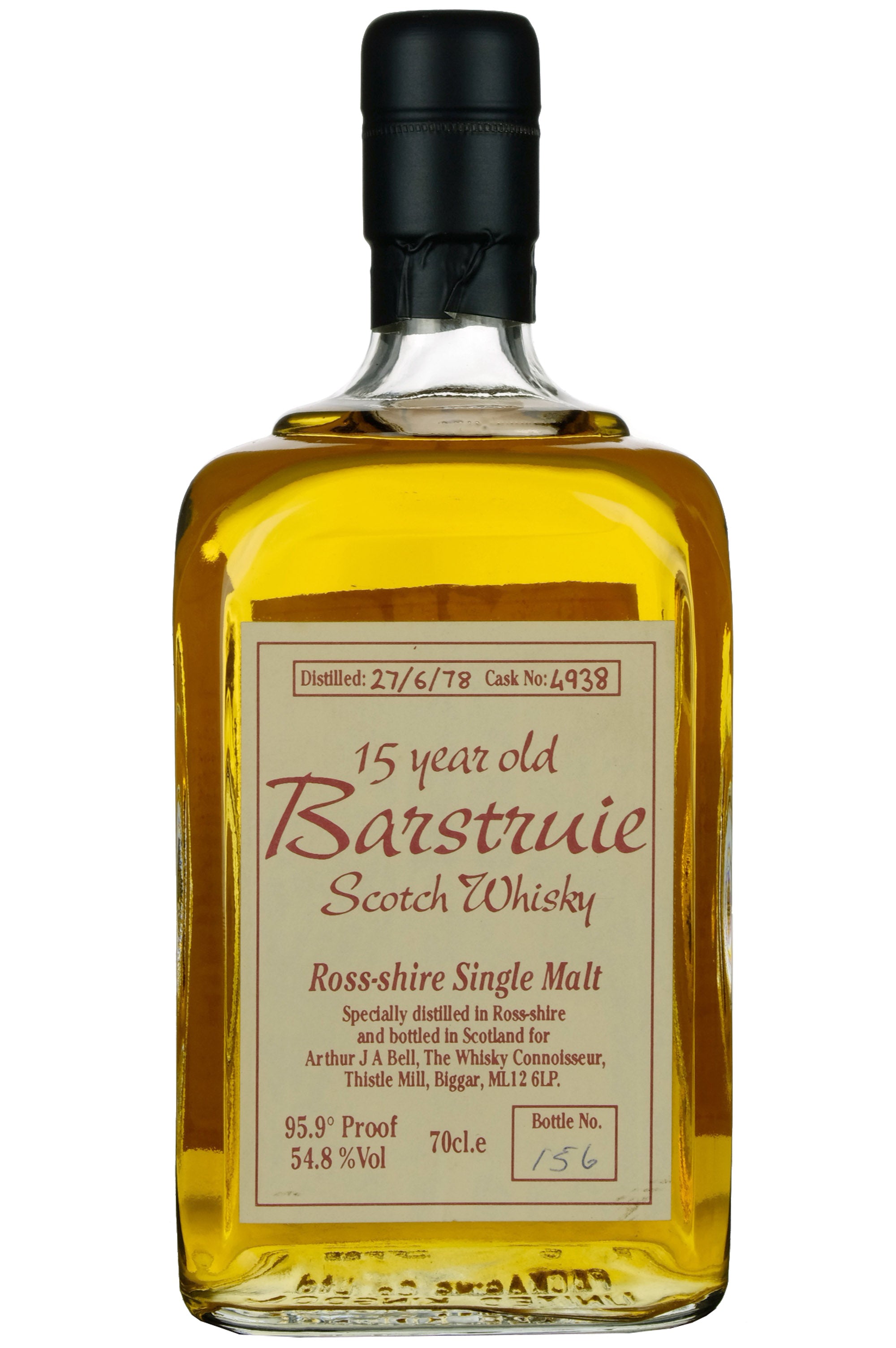 Barstruie (Balblair) 1978 | 15 Year Old The Whisky Connoisseur Single Cask 4938